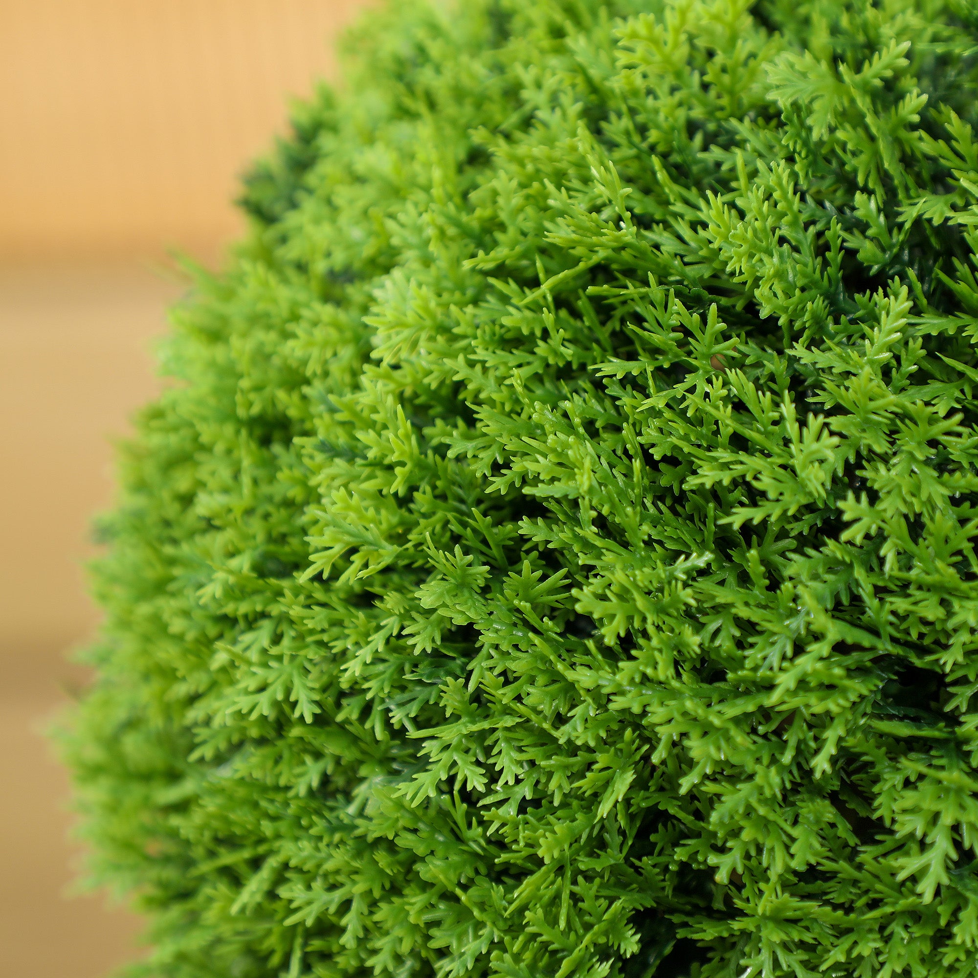 Decorative Artificial Plant, Topiary Five-ball Cypress Tree in Pot, Fake Plant for Home Indoor outdoor Decor, 43.3 Inch, Green