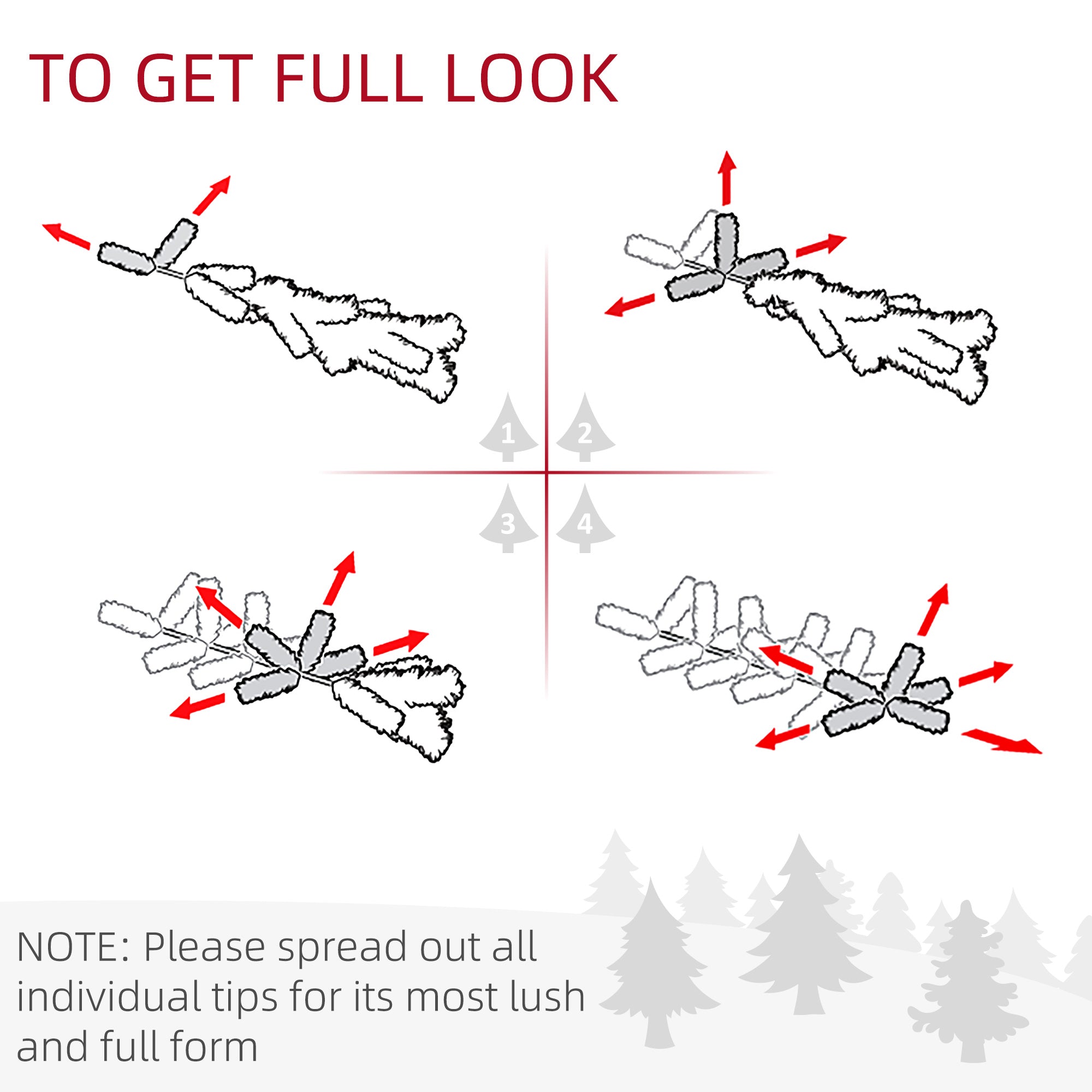 HOMCOM 6ft Pre-Lit Noble Fir Slim Artificial Christmas Tree with 390 Branch Tips and 200 LED Lights, Green