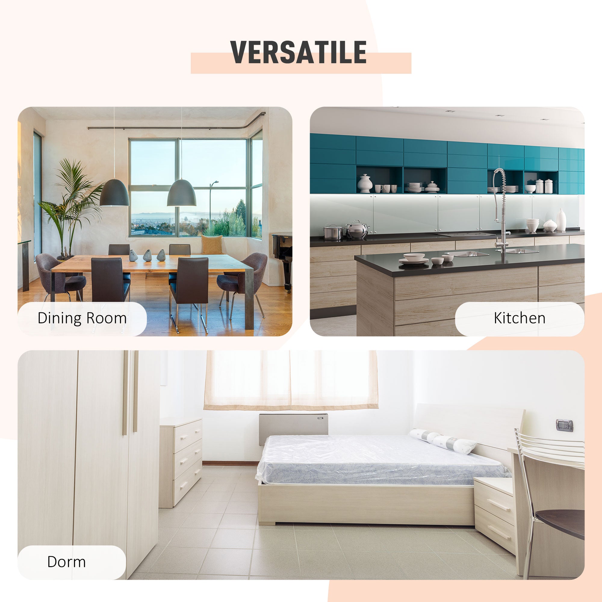 Foldable Drop Leaf Dining Table Folding Workstation for Small Space with Storage Shelves Cubes Oak & White