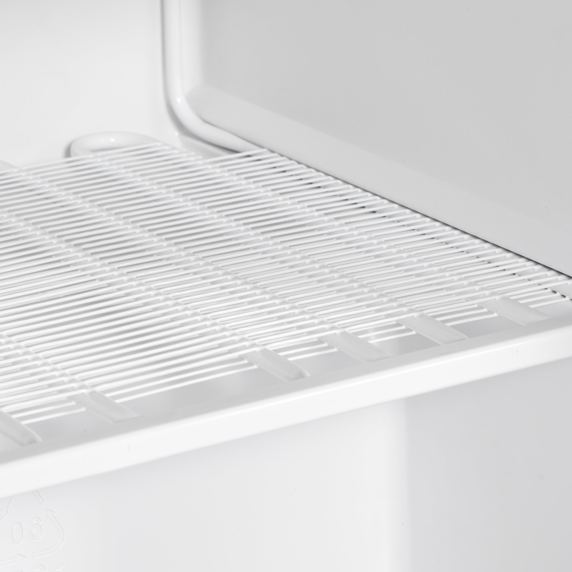 3 Cu Ft Upright Freezer with Reversible Door & Adjustable Thermostat, Black