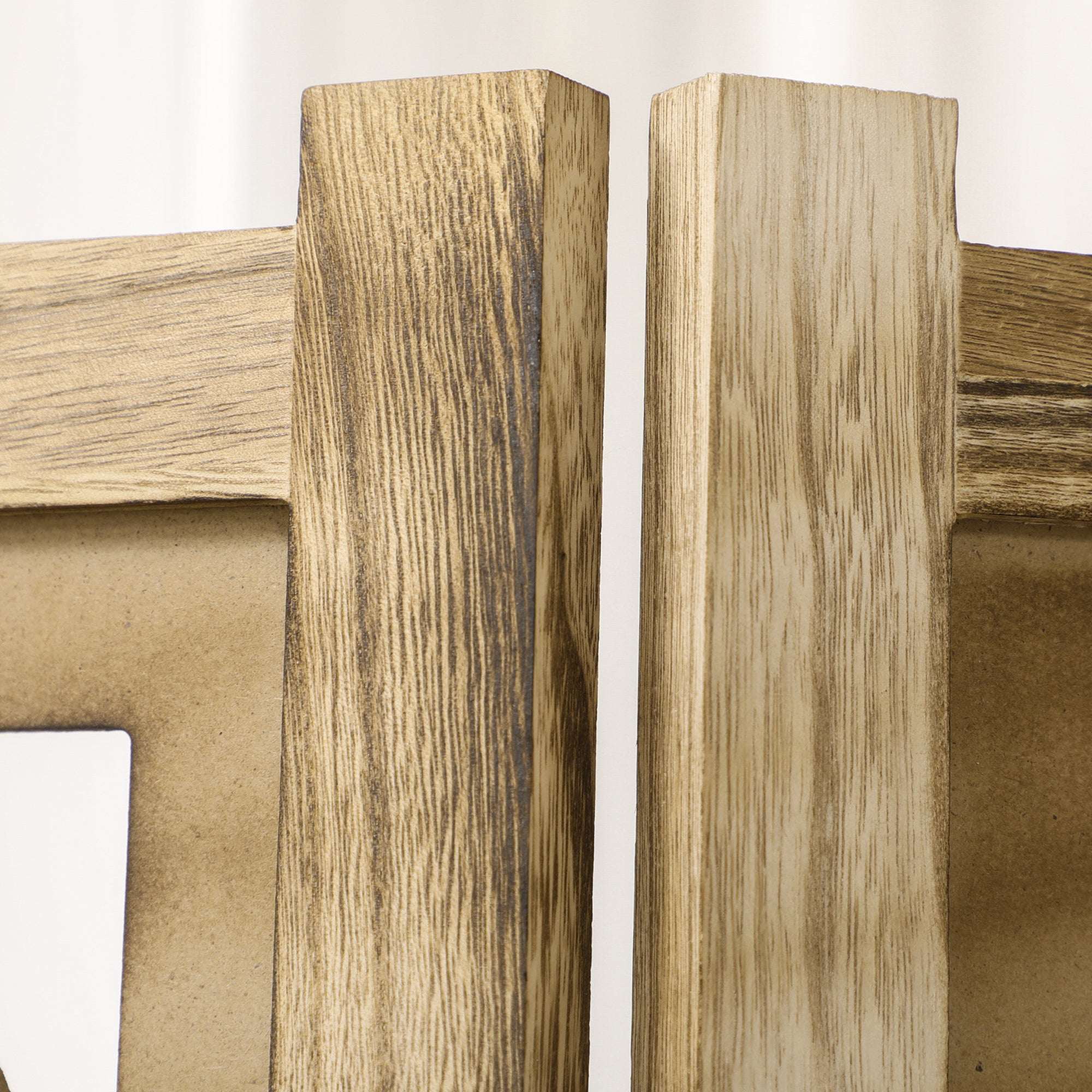 3 Panel Wooden Room Divider, Folding Privacy Screen for Home Office, 63"x67"x0.75"