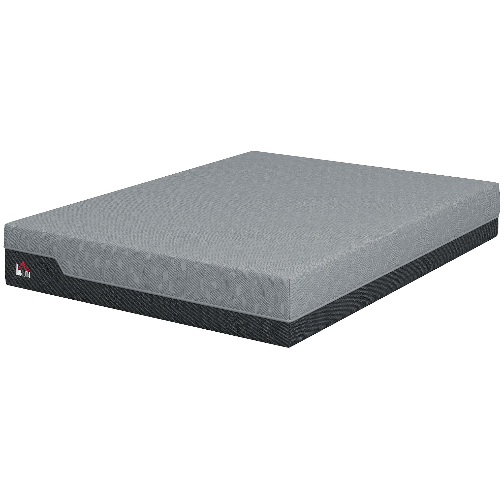 Queen Mattress, 12 Inch Memory Foam Mattress for Pressure Relief, Graphene Gel Cooling Copper Bed in a Box with Washable Cover, Fiberglass Free, Made in USA, CertiPUR-US Certified, Medium Firm