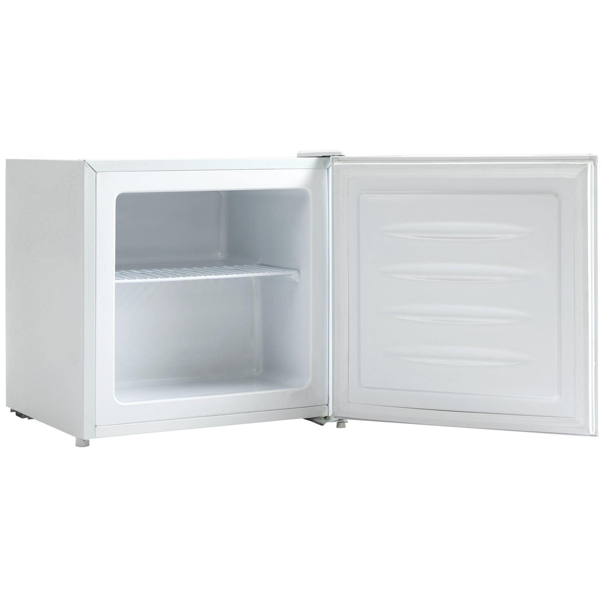 1.1 Cu Ft Countertop Mini Freezer, Compact Upright with Removable Shelves, White