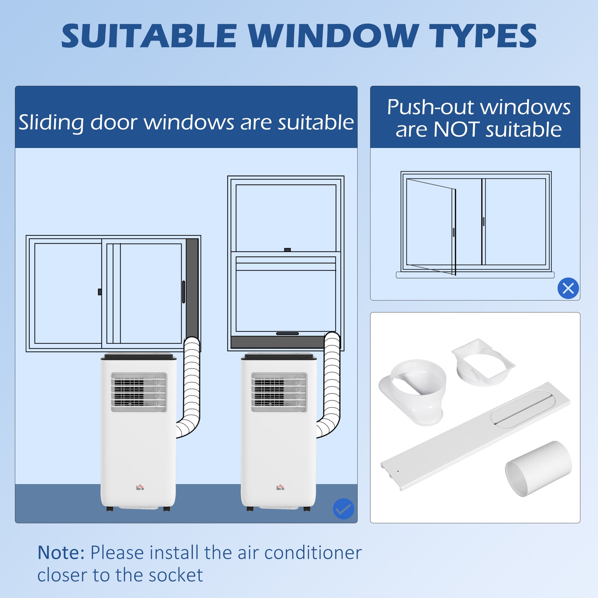 10000 BTU Portable Air Conditioner for Rooms Up to 440 Sq. Ft., 3-in-1 AC Unit with Cooling Fan, Dehumidifier, Auto, Sleep & Remote, 24H Timer On/Off, Window Installation Kit, White