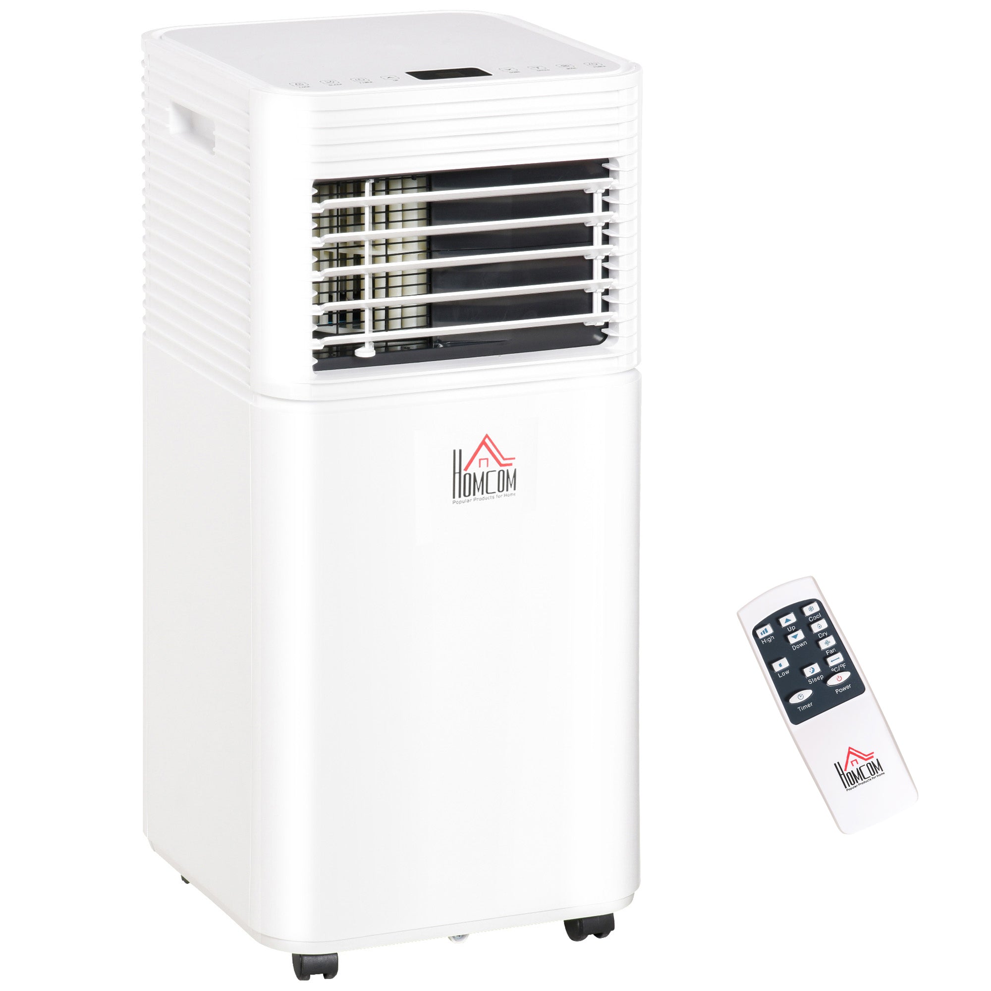 Portable Air Conditioner, 10,000 BTU Portable AC Unit with Dehumidifier & Fan, Sleep Modes, 24H Timer, Remote Control, Rooms up to 441 Sq. ft for Home, Office, White