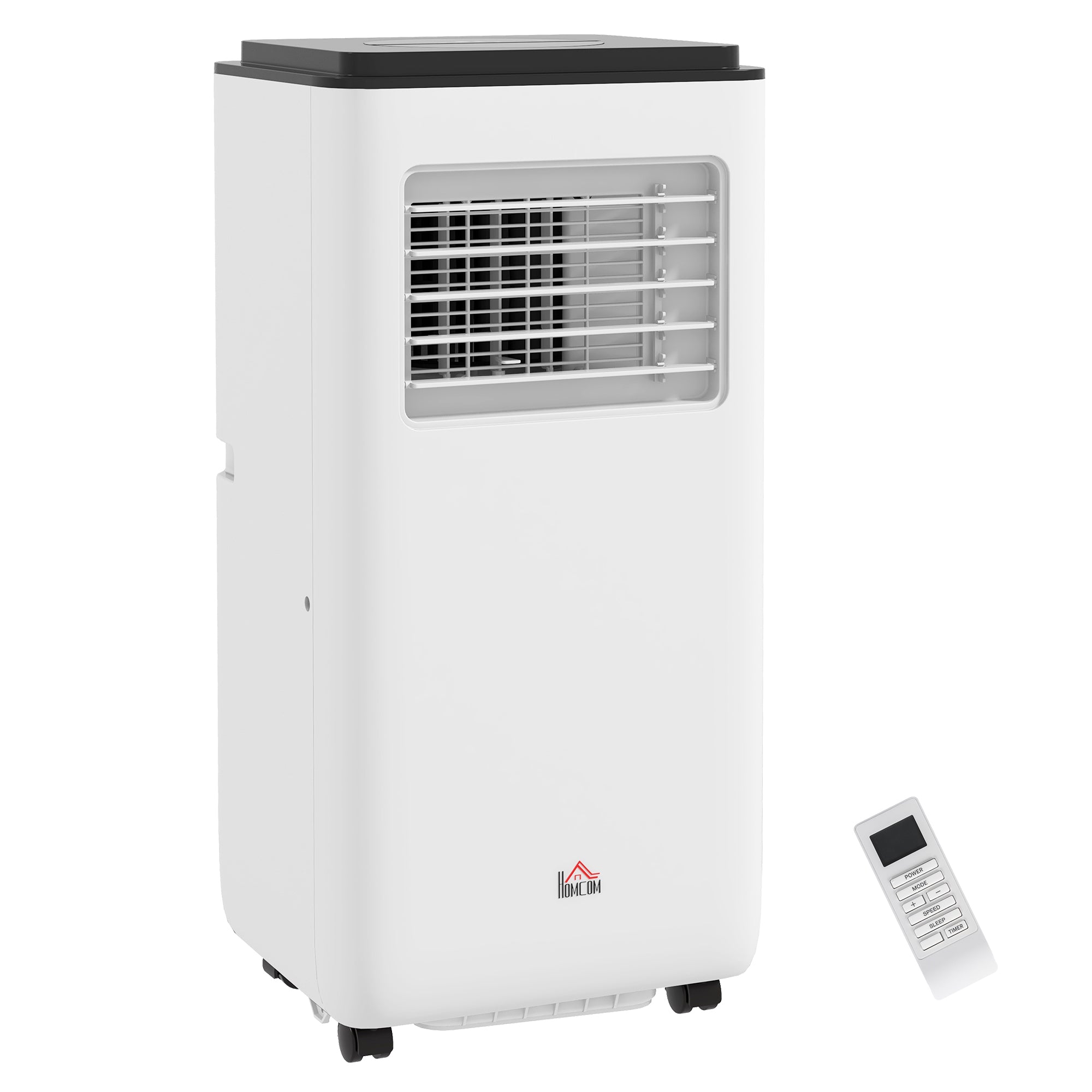 10000 BTU Portable Air Conditioner for Rooms Up to 440 Sq. Ft., 3-in-1 AC Unit with Cooling Fan, Dehumidifier, Auto, Sleep & Remote, 24H Timer On/Off, Window Installation Kit, White