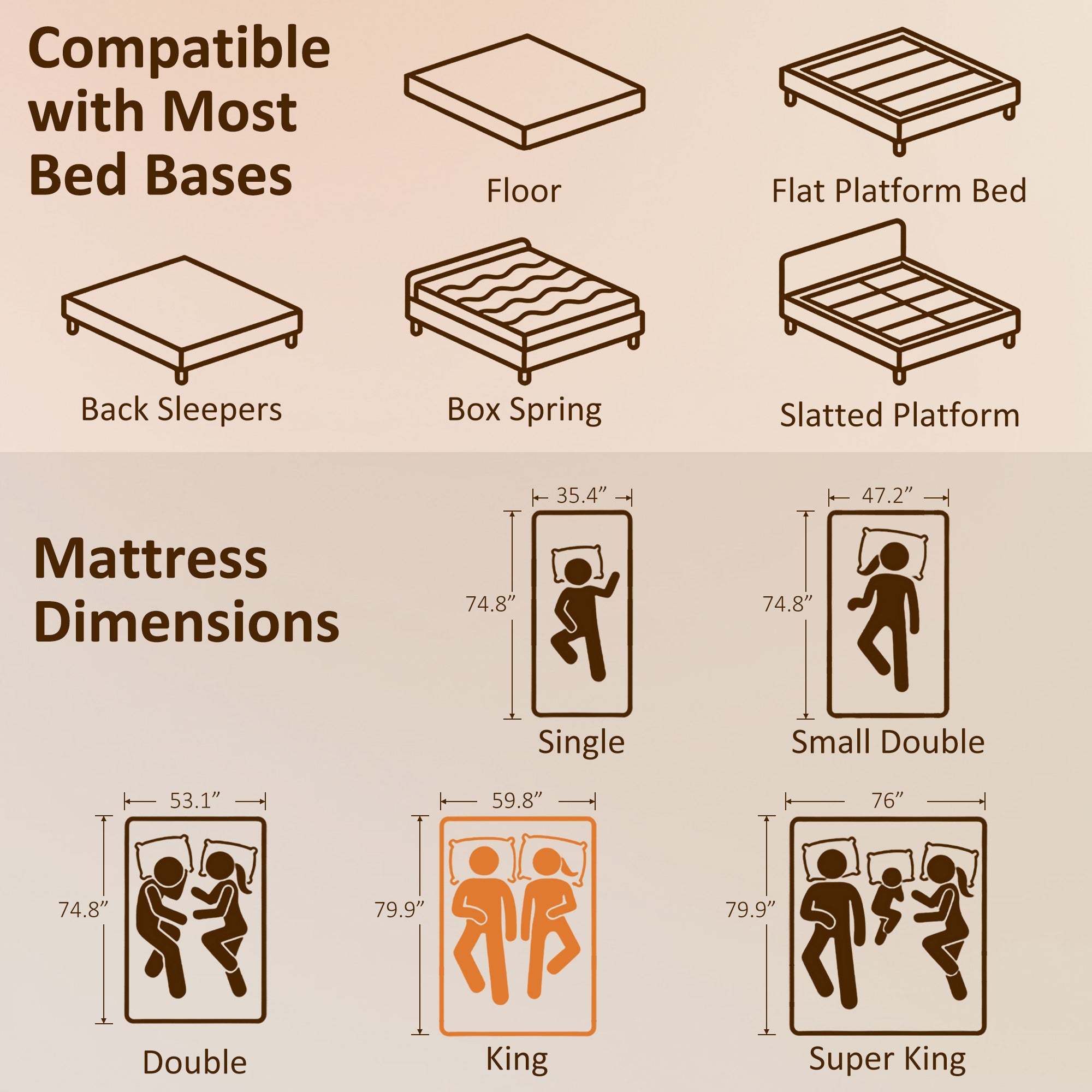 Queen Mattress, 12 Inch Memory Foam Mattress for Pressure Relief, Graphene Gel Cooling Copper Bed in a Box with Washable Cover, Fiberglass Free, Made in USA, CertiPUR-US Certified, Medium Firm