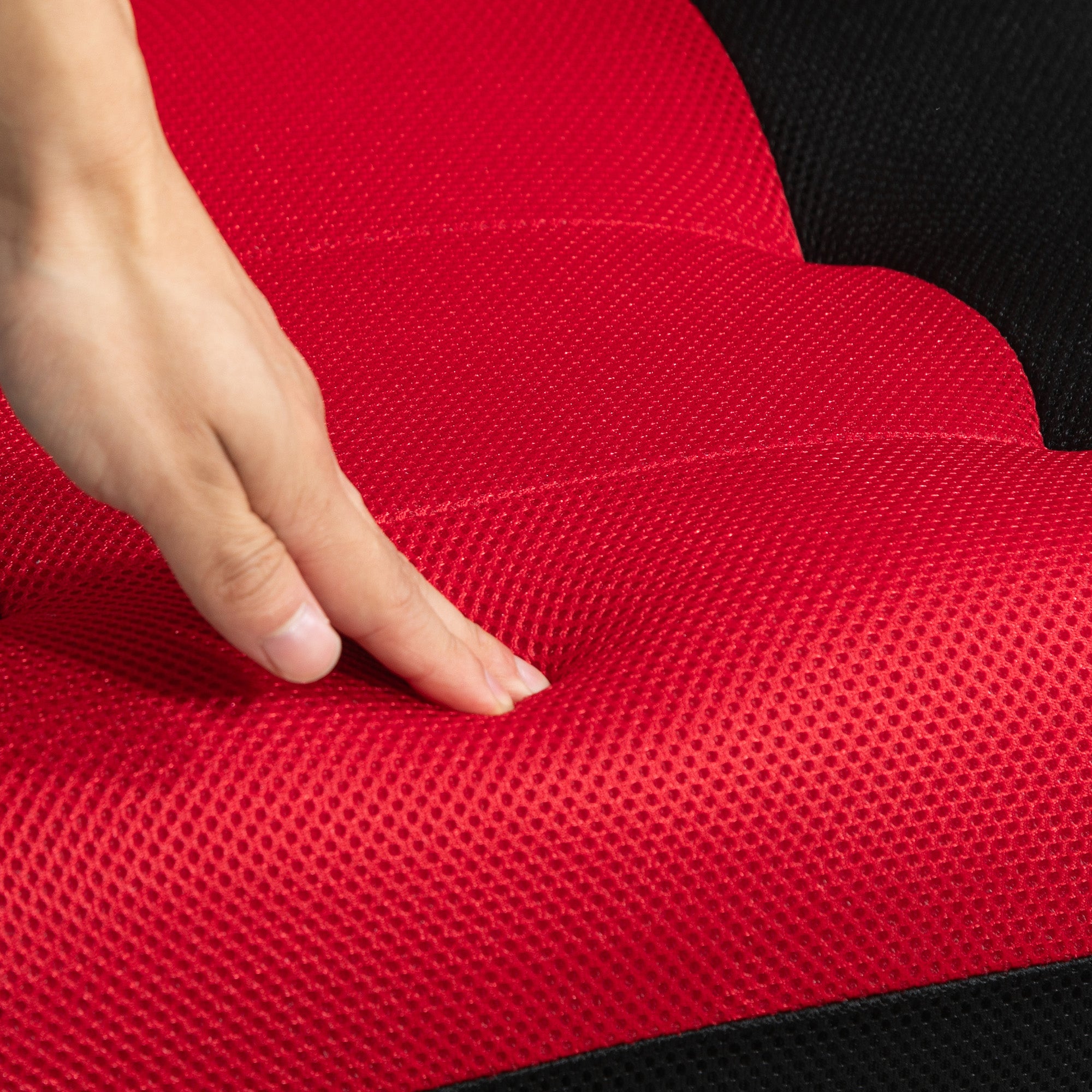 HOMCOM Folding Floor Chair for Adults Teens, 360 Degree Swivel Gaming Chair, 6 Positions Adjustable Lazy Sofa Chair with Padded Backrest for Reading, Gaming, Meditation, Red