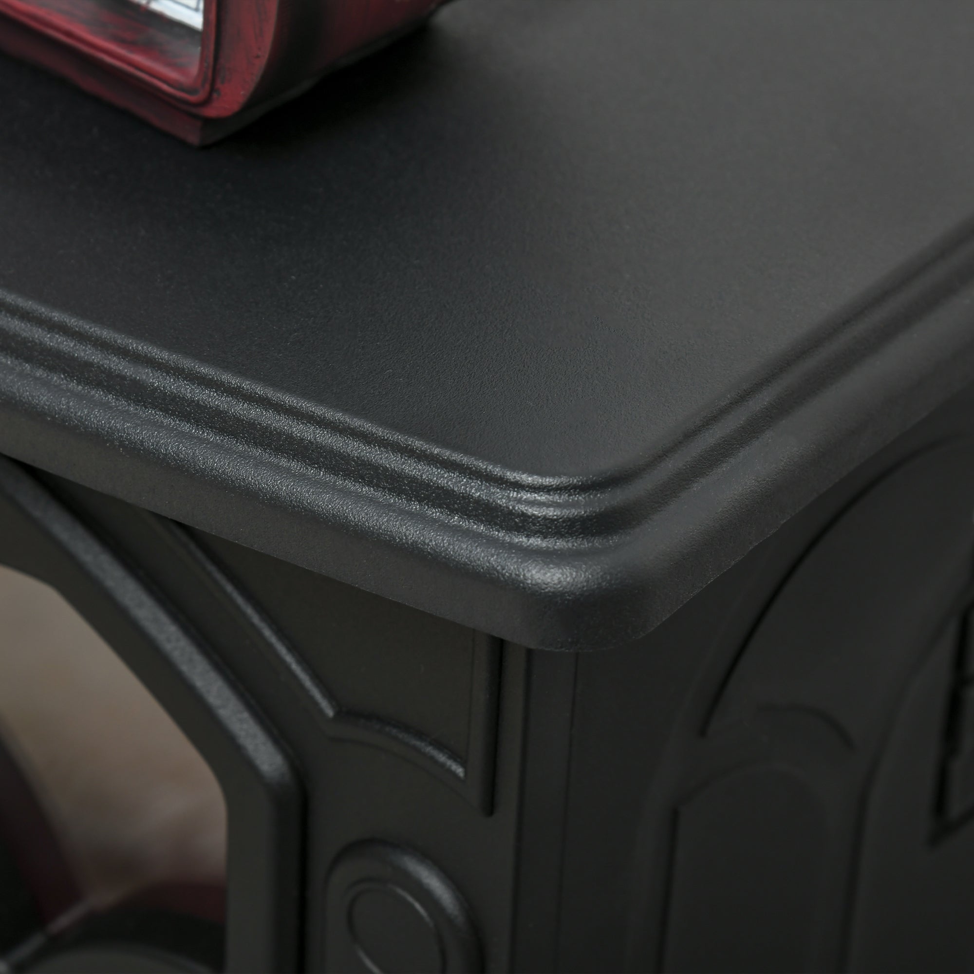 Electric Fireplace Stove, 17" Freestanding Fireplace Heater with Overheating Protection, Realistic Flame, Portable, 750W/1500W, Black