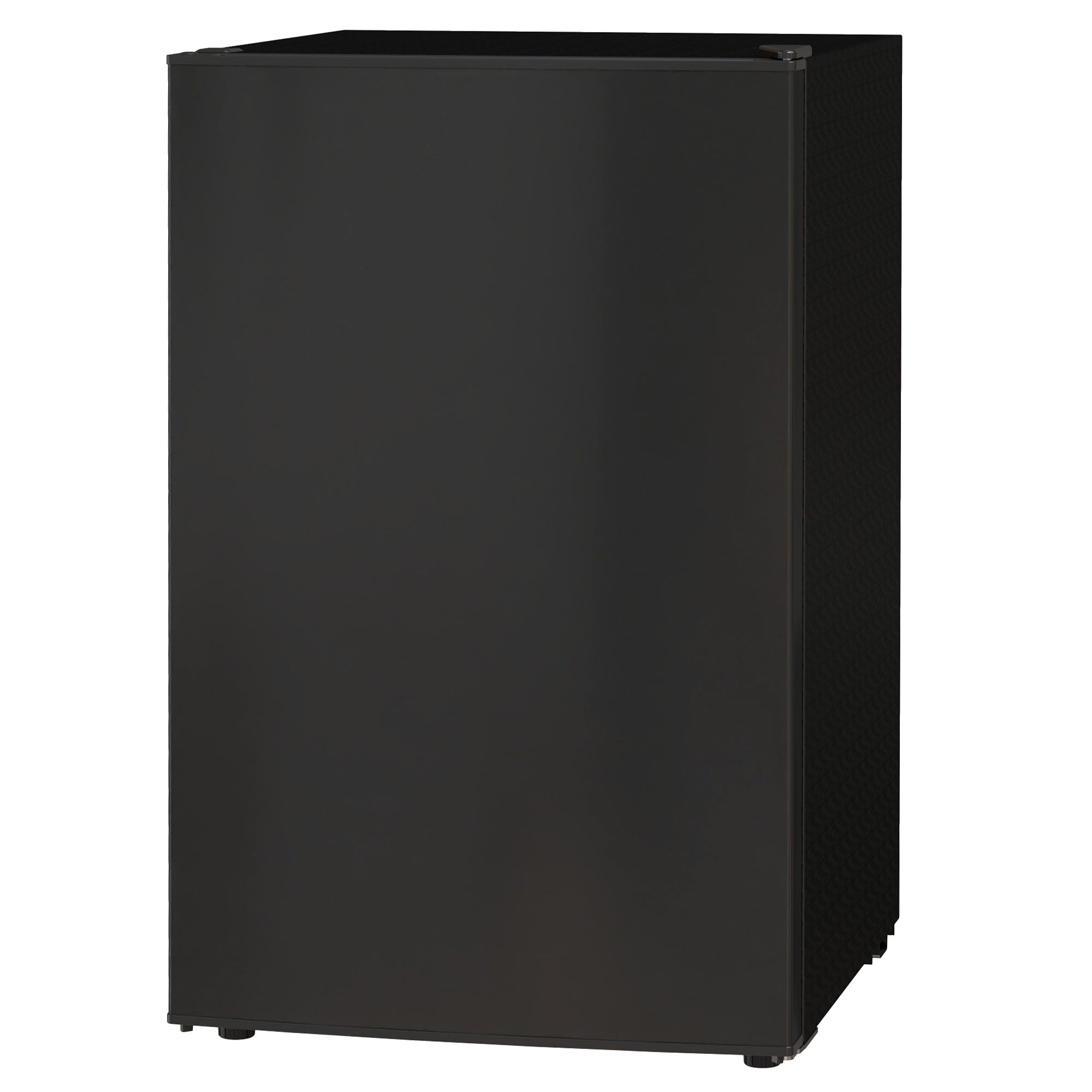 HOMCOM 4.5 Cu.Ft Mini Fridge with Freezer, Single Door Compact Refrigerator with Adjustable Thermostat, Reversible Door, Mini Refrigerator for Bedroom, Dorm, Home Office, Energy Efficient, Black