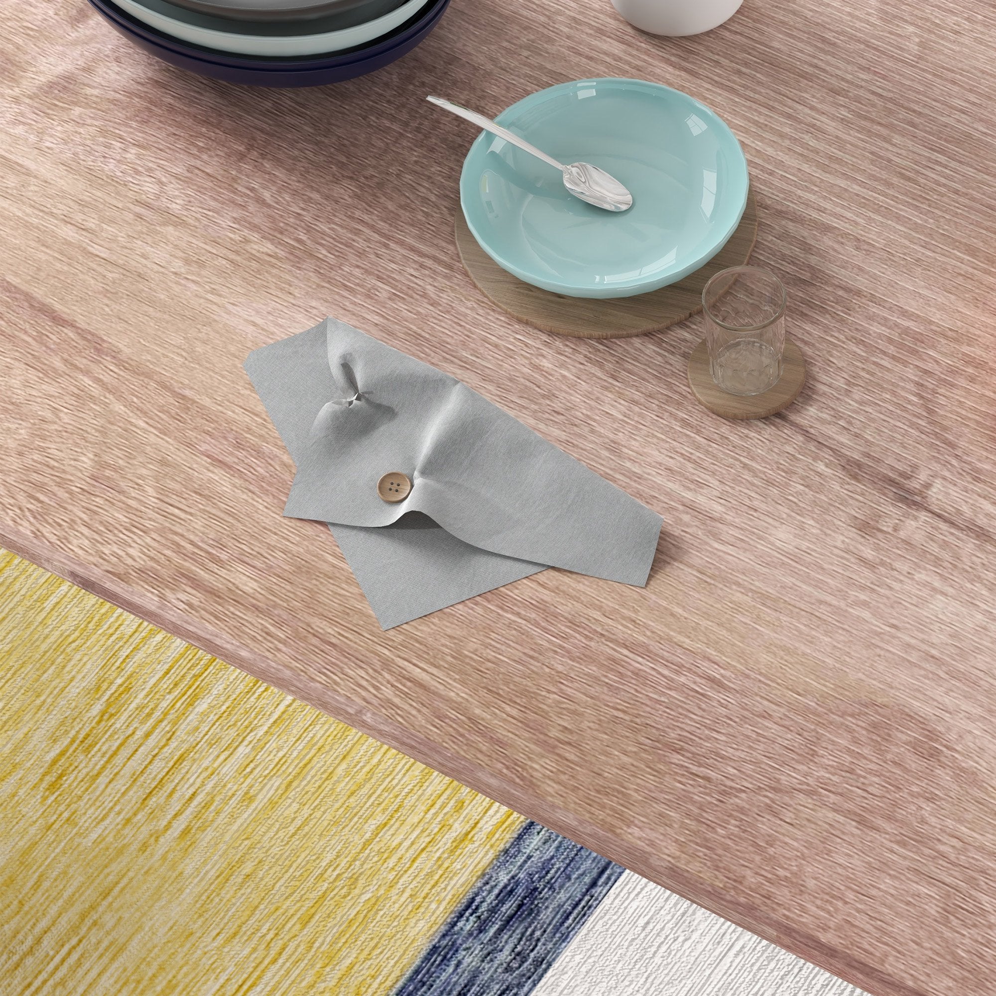 HOMCOM 5 Piece Dining Table and Chairs Set, Dining Room Sets, Steel Frame Space Saving Table and 4 Chairs for Compact Kitchens, White