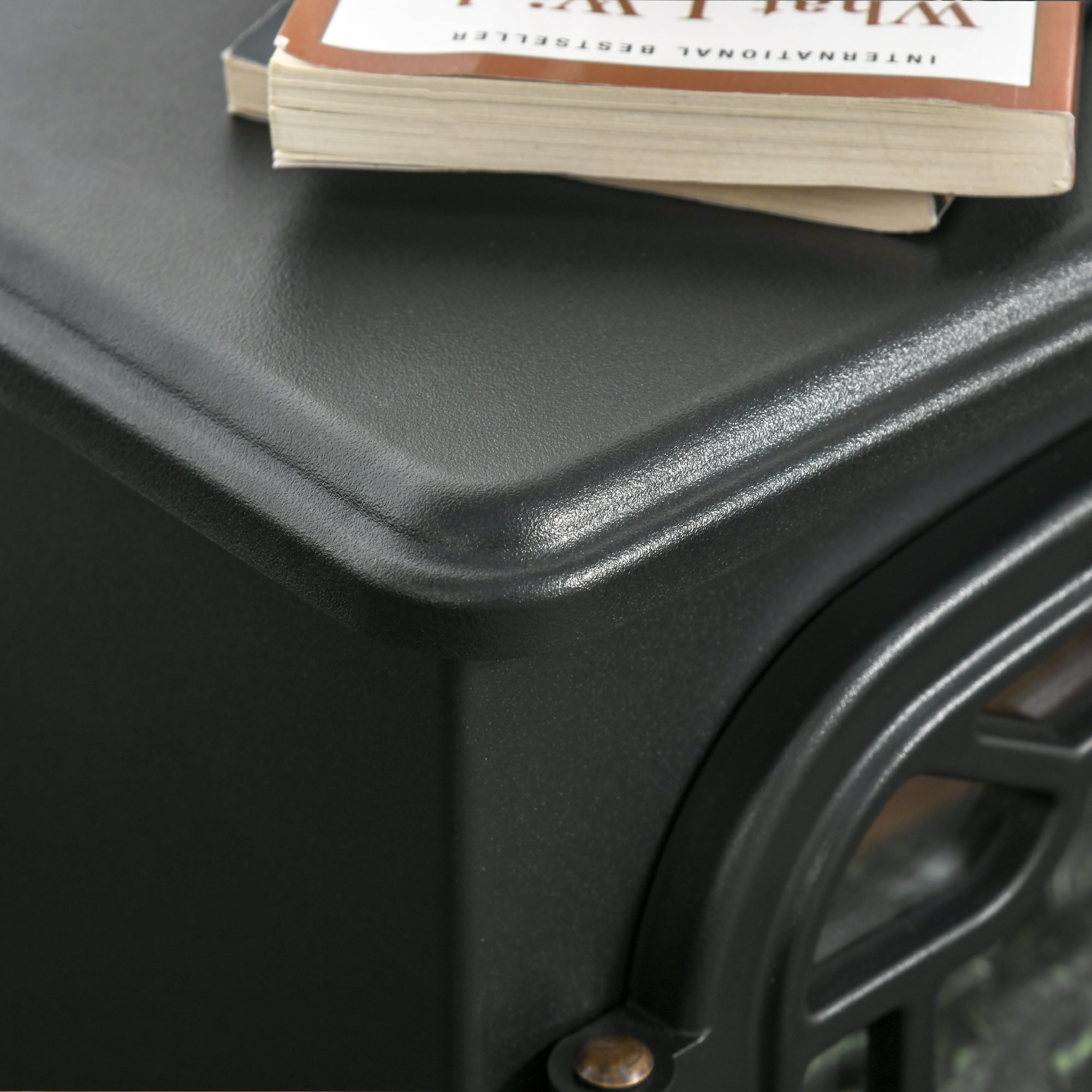 Electric Fireplace Stove, 16" 1500W Portable Freestanding Fireplace Heater with 3D Realistic Flame, Indoor Stove Heater with Overheat Protection, Black