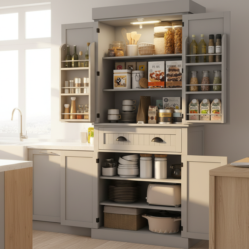 Morning Scandinavian kitchen