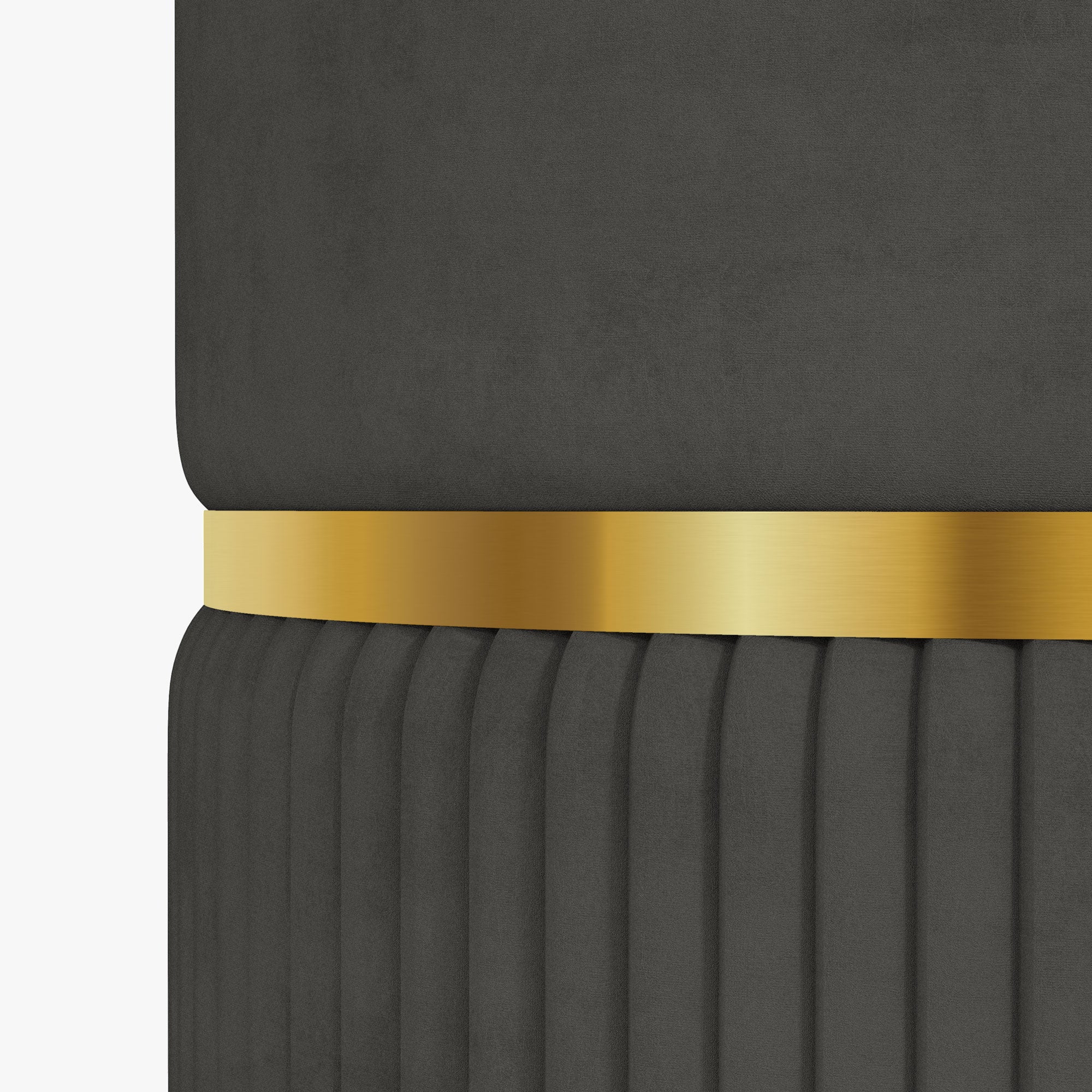 HOMCOM Round Pouffe, Velvet-feel Fabric Upholstered Storage Foot Stool with Removable Top, Padded Seat and Hidden Space for Living Room, Grey