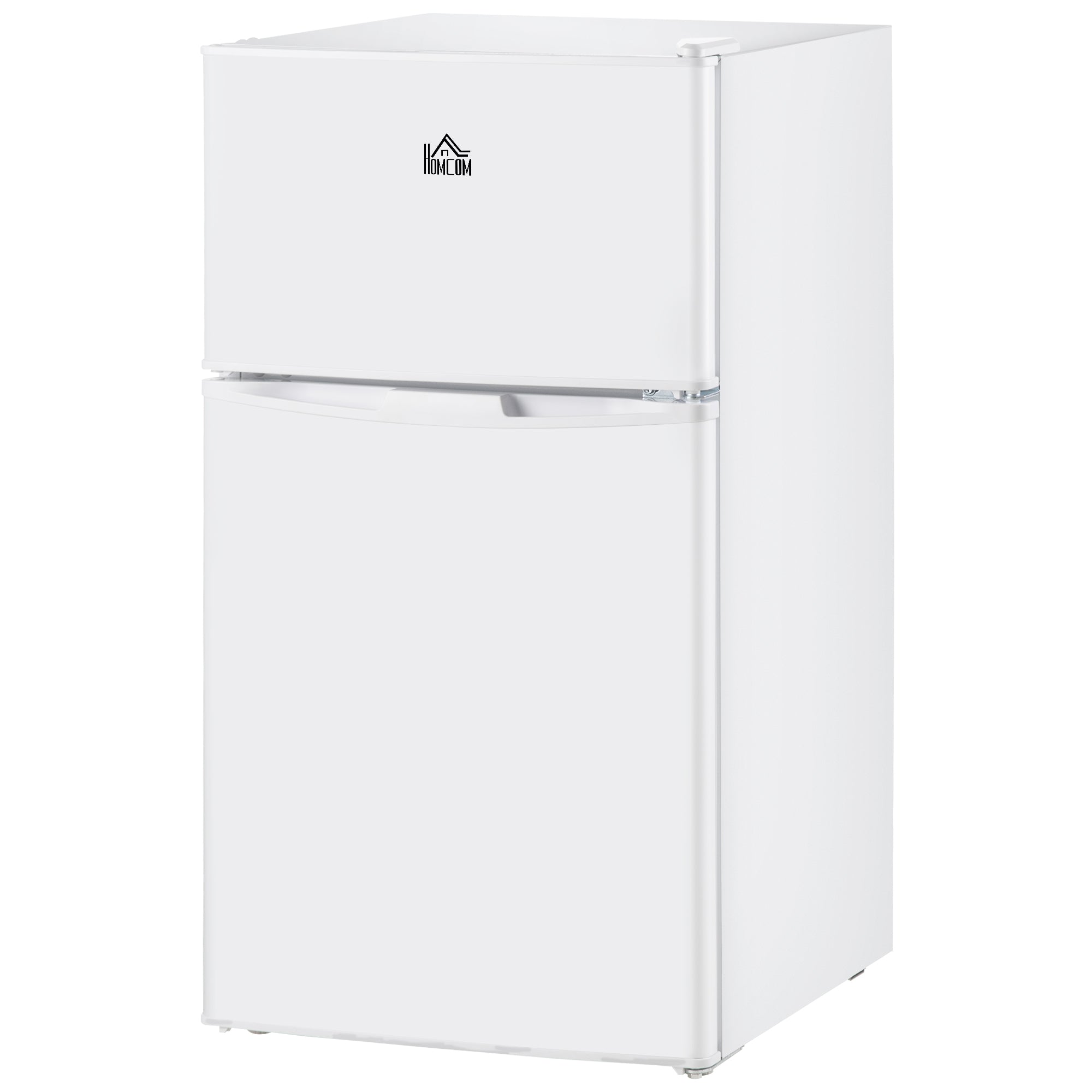 3.2 Cu.Ft Mini Fridge with Freezer Double Door Compact Refrigerator Energy Efficient White