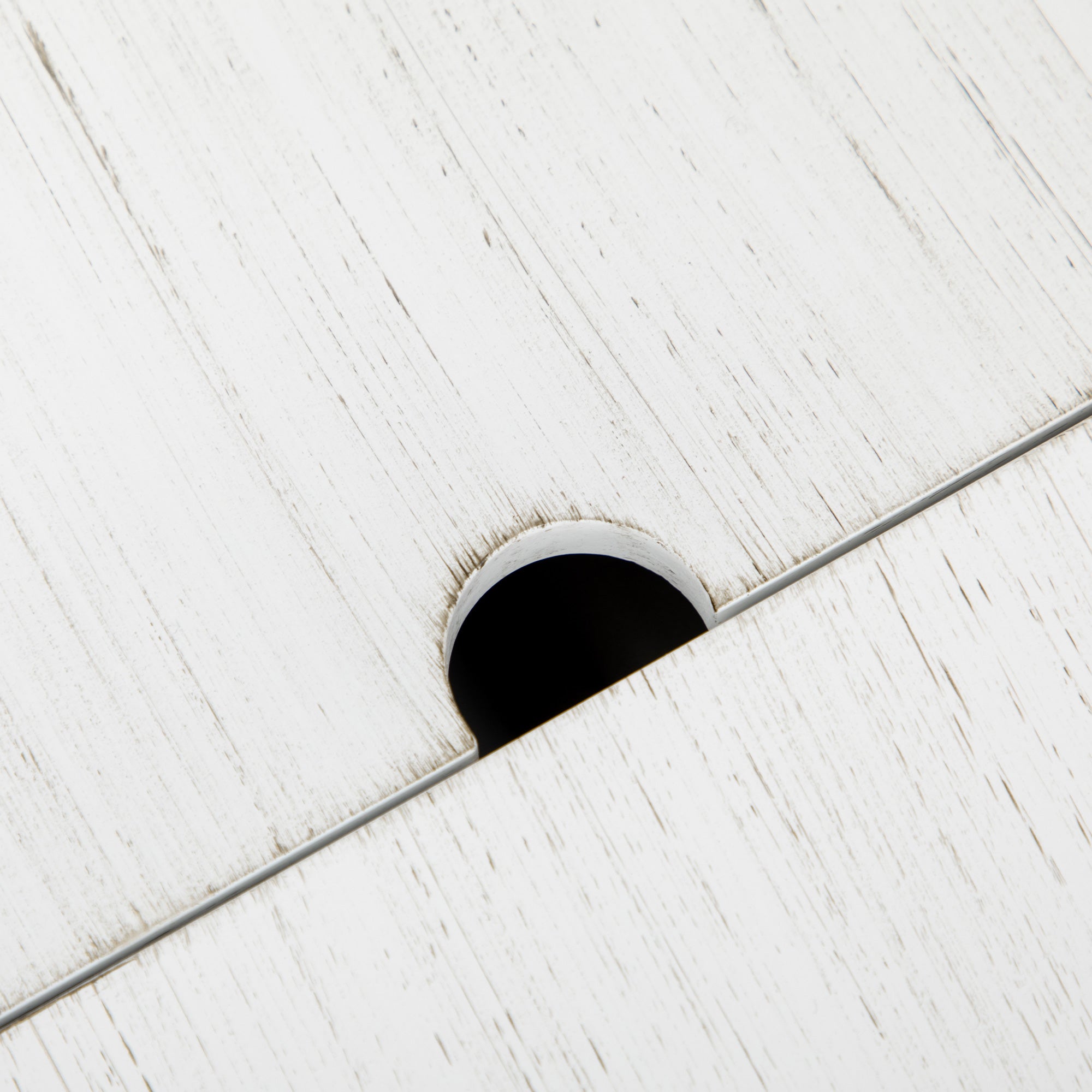 Flip Top End Side Table with Storage Drawer and Cabinet 11.5" x 24" x 24.25" White