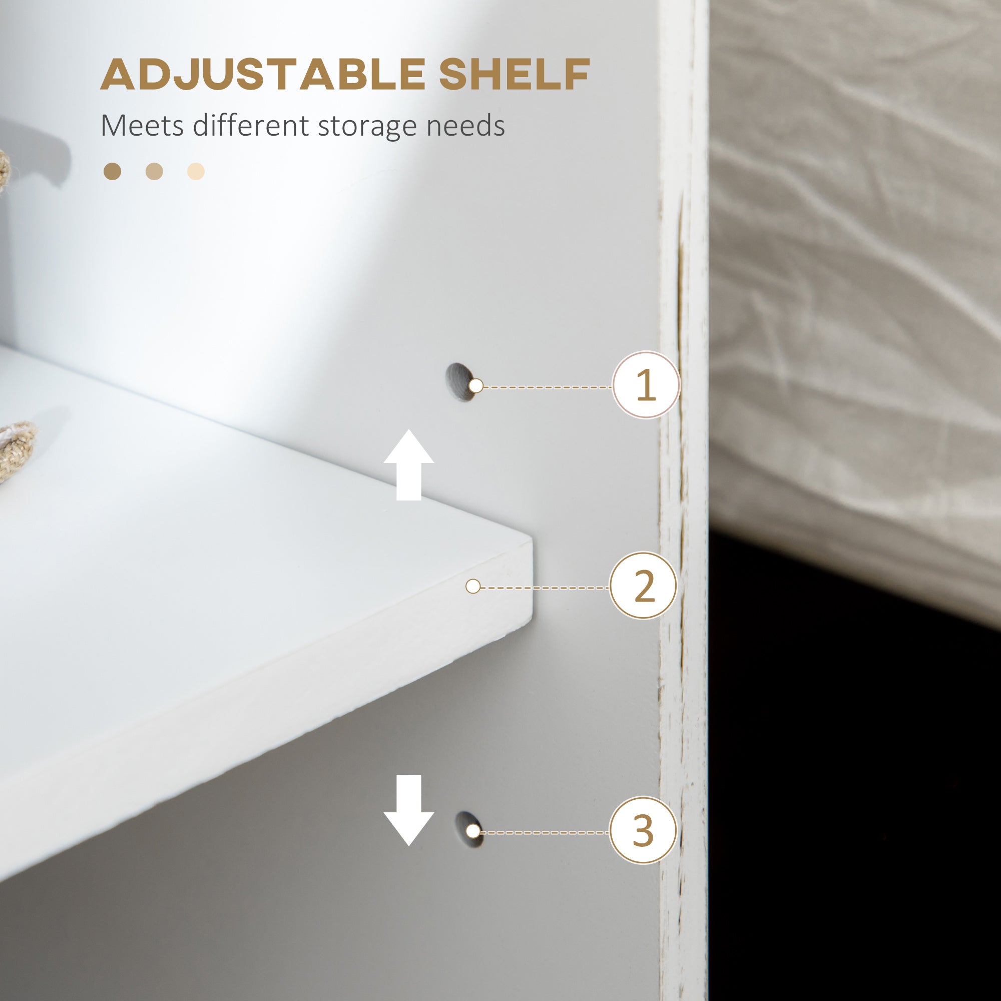 Flip Top End Side Table with Storage Drawer and Cabinet 11.5" x 24" x 24.25" White