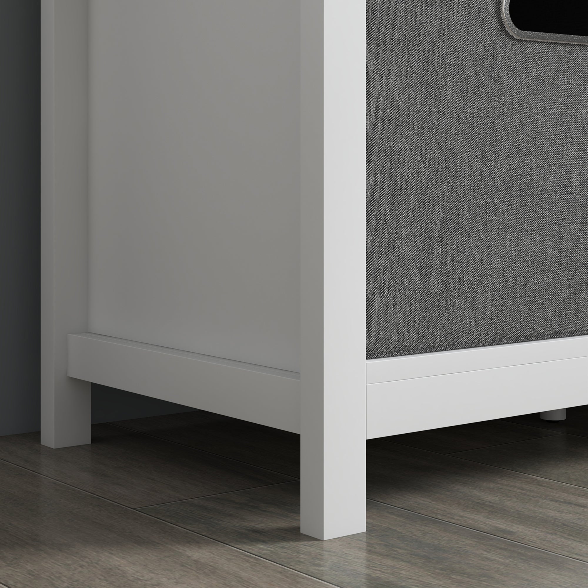 HOMCOM Shoe Bench with Seat, Shoe Storage Bench with Cushion, 2 Drawers and Adjustable Shelf for Entryway, Hallway, Living Room, Bedroom, White