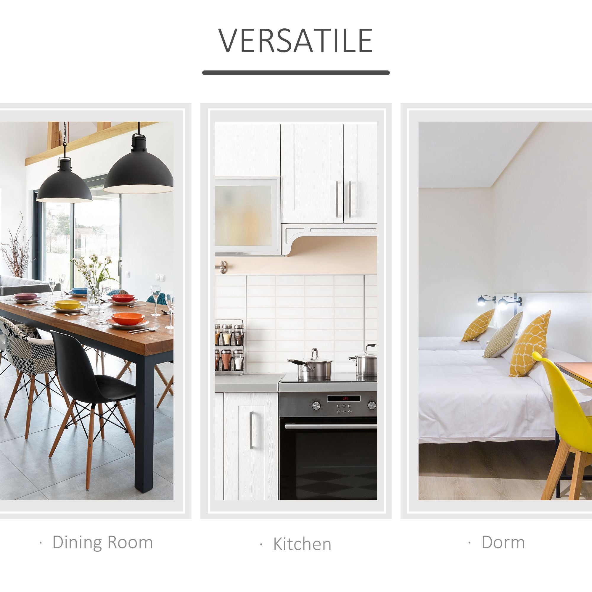 HOMCOM Folding Dining Table, Space-saving Drop Leaf Table for Small Space, Kitchen, Dining Room, White