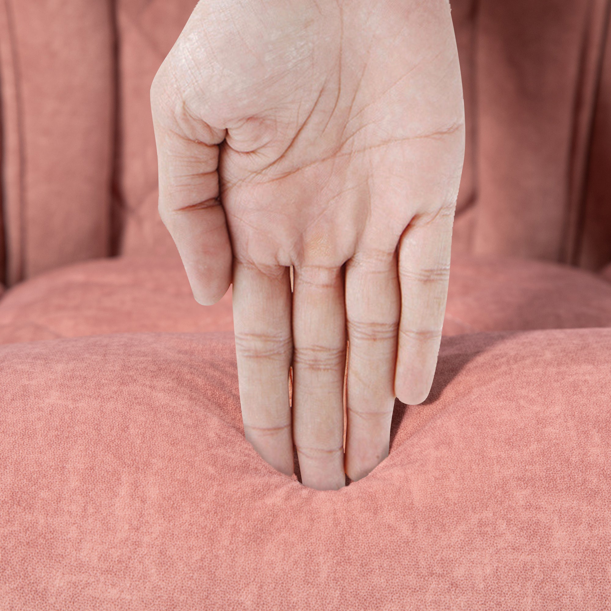 Massage Office Chair, Heated Reclining Chair w/ Adjustable Height & Footrest, Pink