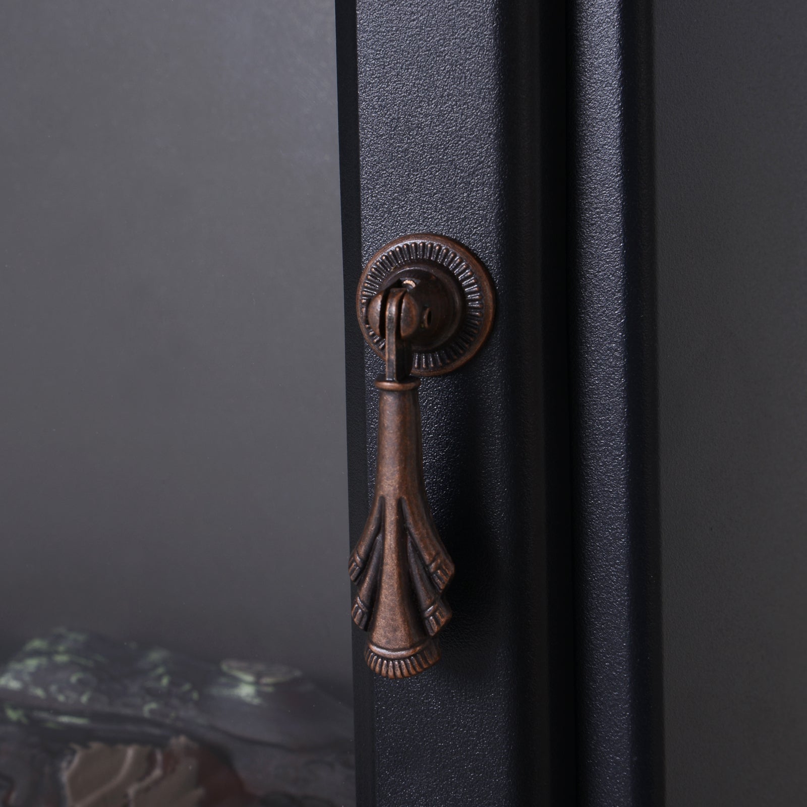 Tempered Glass Casing Electric Fireplace, Freestanding Electric Fire with Realistic Flame Effect, Log Burner with Overheat Protection, 950w/ 1850W, Black