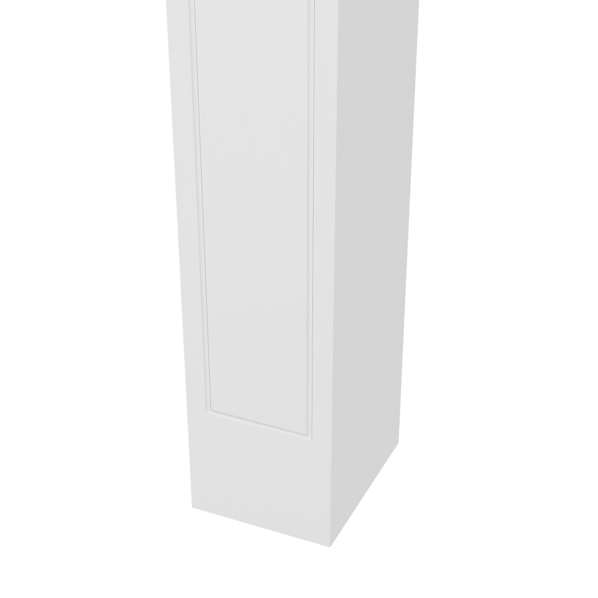 Fir Wood Fireplace Mantel Surround 44.75" W x 40" H Freestanding Electric Fireplace Mantel Distressed White - HOMCOM