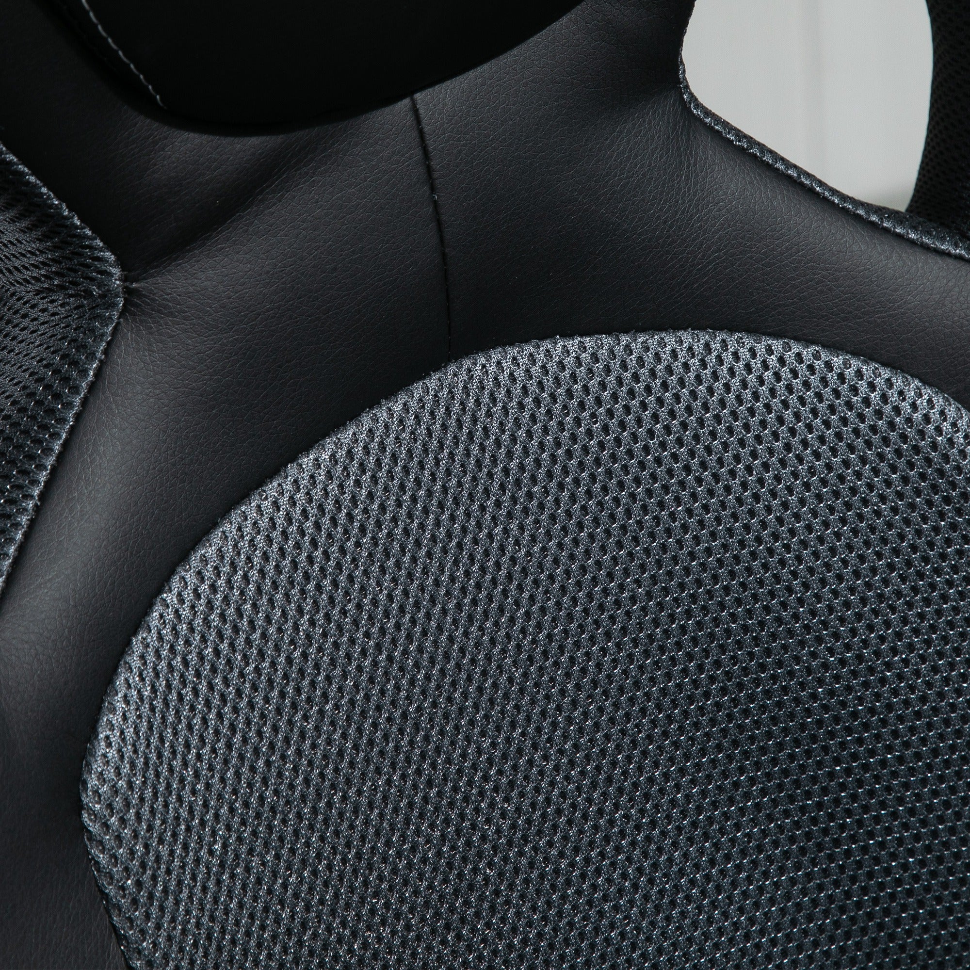 Vinsetto High-Back Gaming Chair Faux Leather Swivel Computer Racing Gamer Desk Chair for Home Office with Wheels, Gray