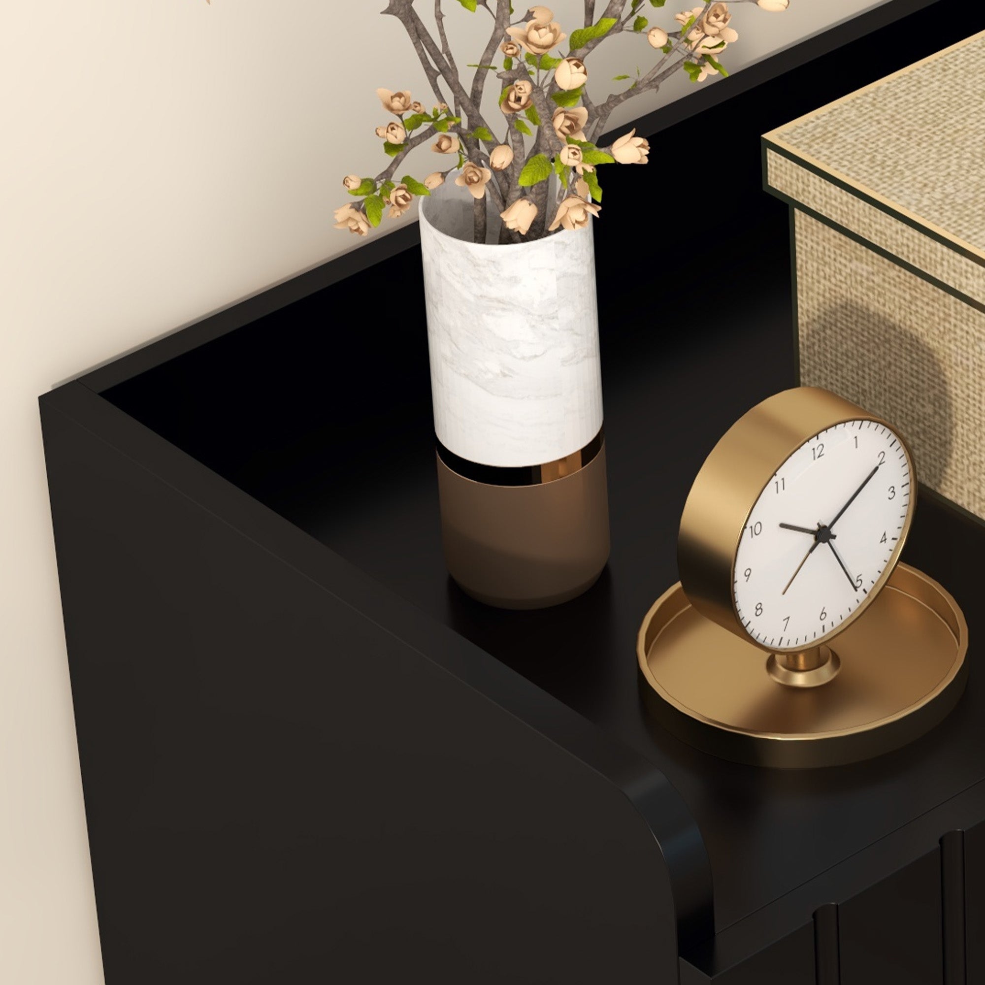 HOMCOM Narrow Shoe Cabinet for Entryway Shoe Storage Cabinet with 2 Doors, Adjustable Shelves and Open Shelf for 15 Pairs of Shoes, Black