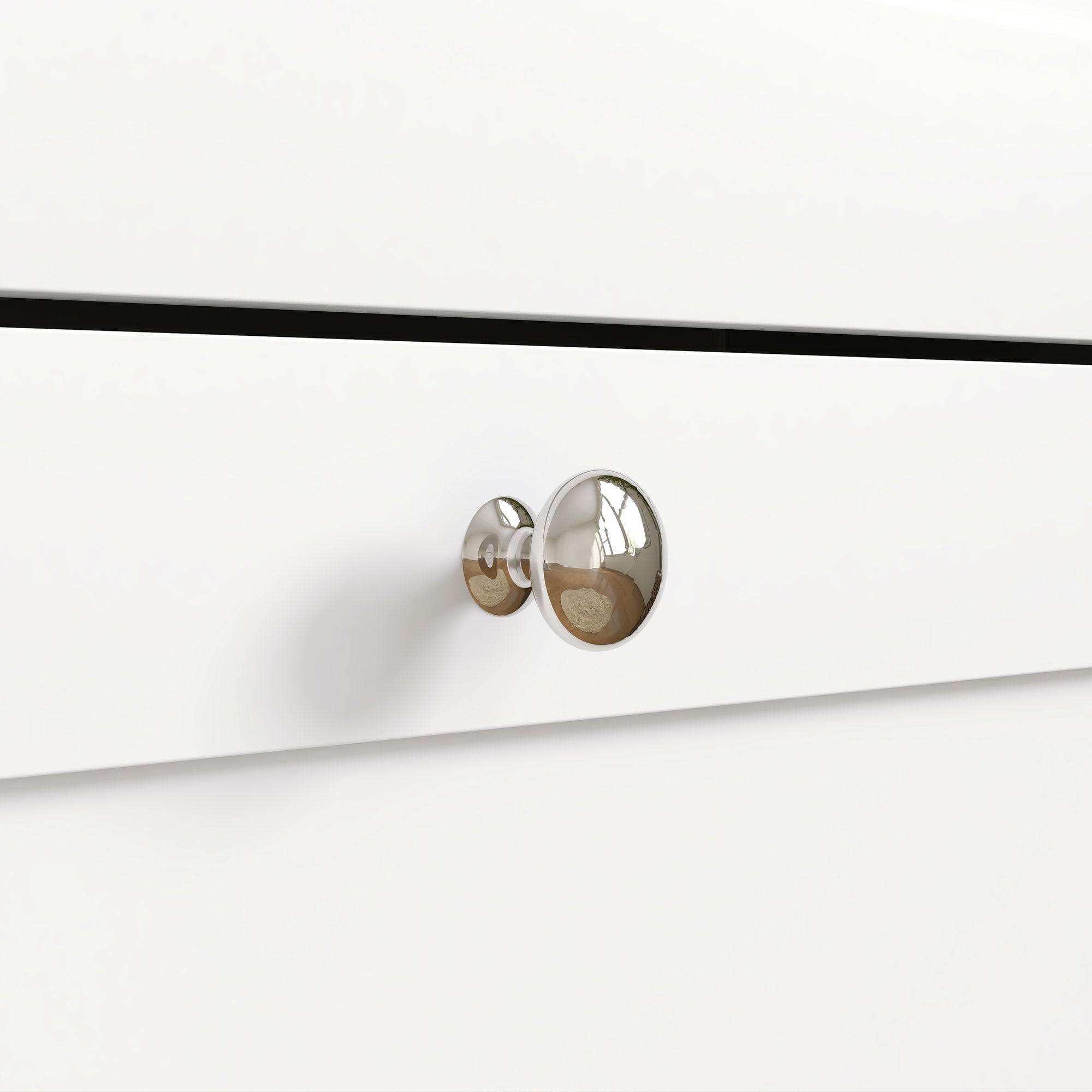 Slim Shoe Storage Cabinet with 2 Flip Drawers for 12 Pairs White