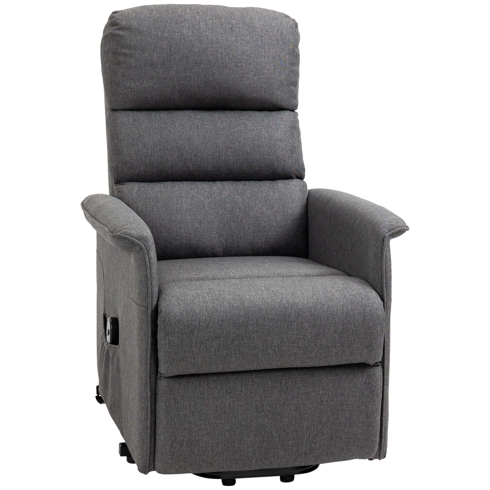 Electric Power Lift Recliner Chair for Seniors with Remote Control, Grey