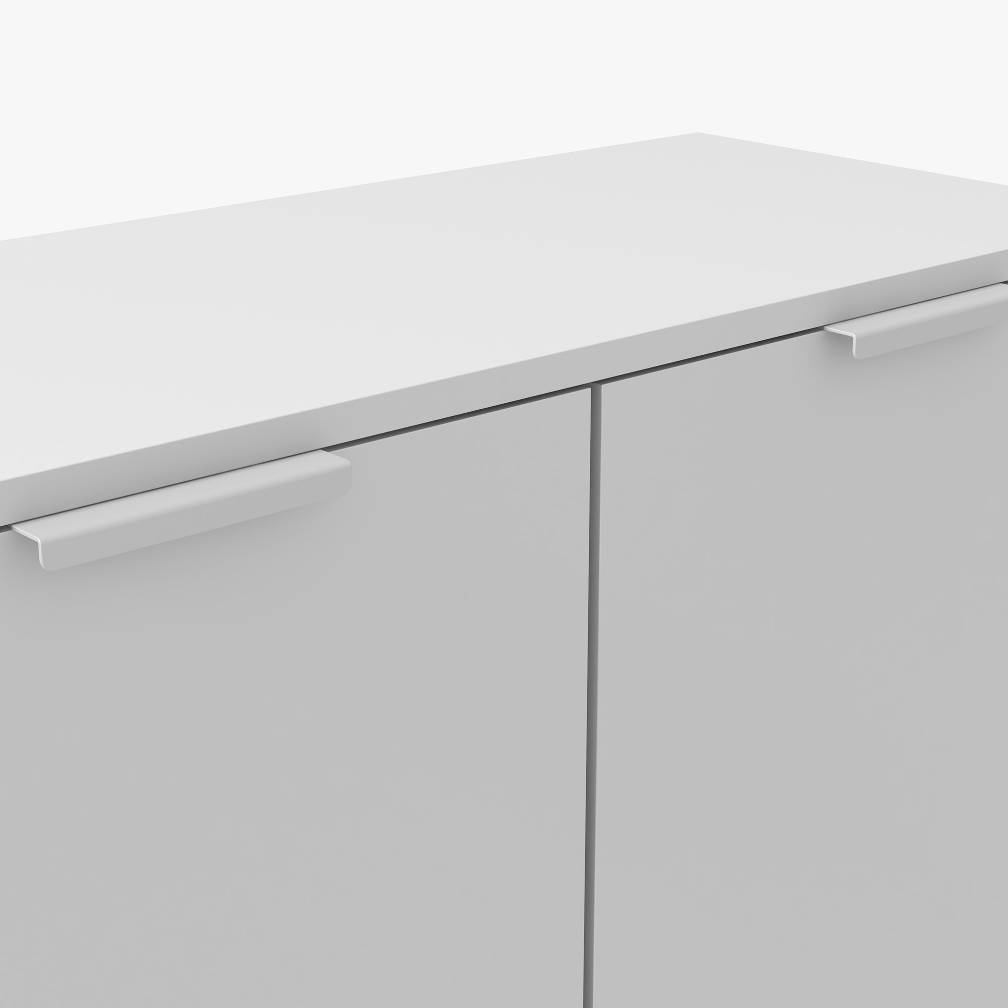 HOMCOM Shoe Cabinet, Compact Shoe Storage Cabinet with Soft-Close Hinges and Adjustable Shelves for 15-20 Pairs of Shoes, High Gloss White