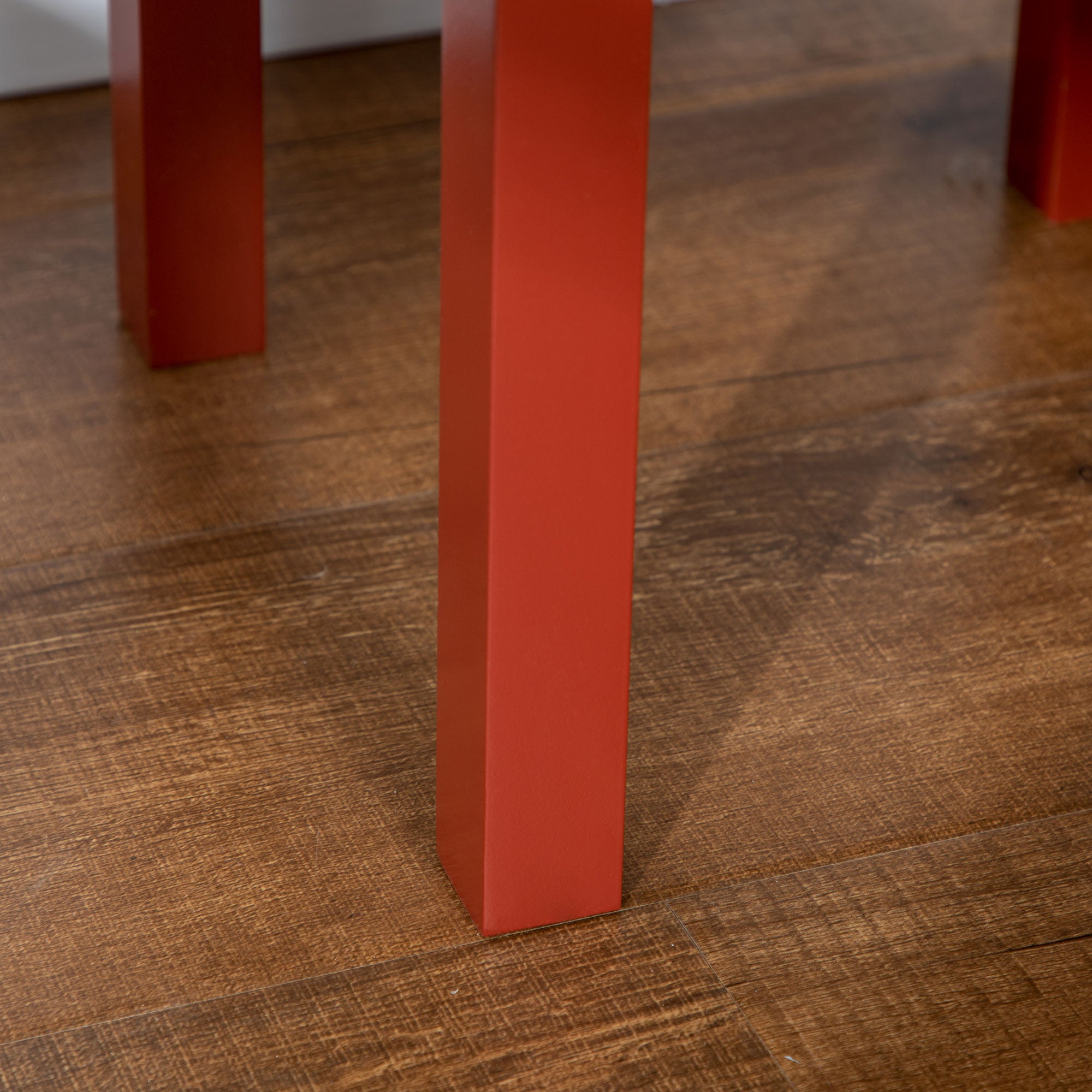 2 Tier Side Table with Drawer and Shelf End Table for Living Room and Hallway Red