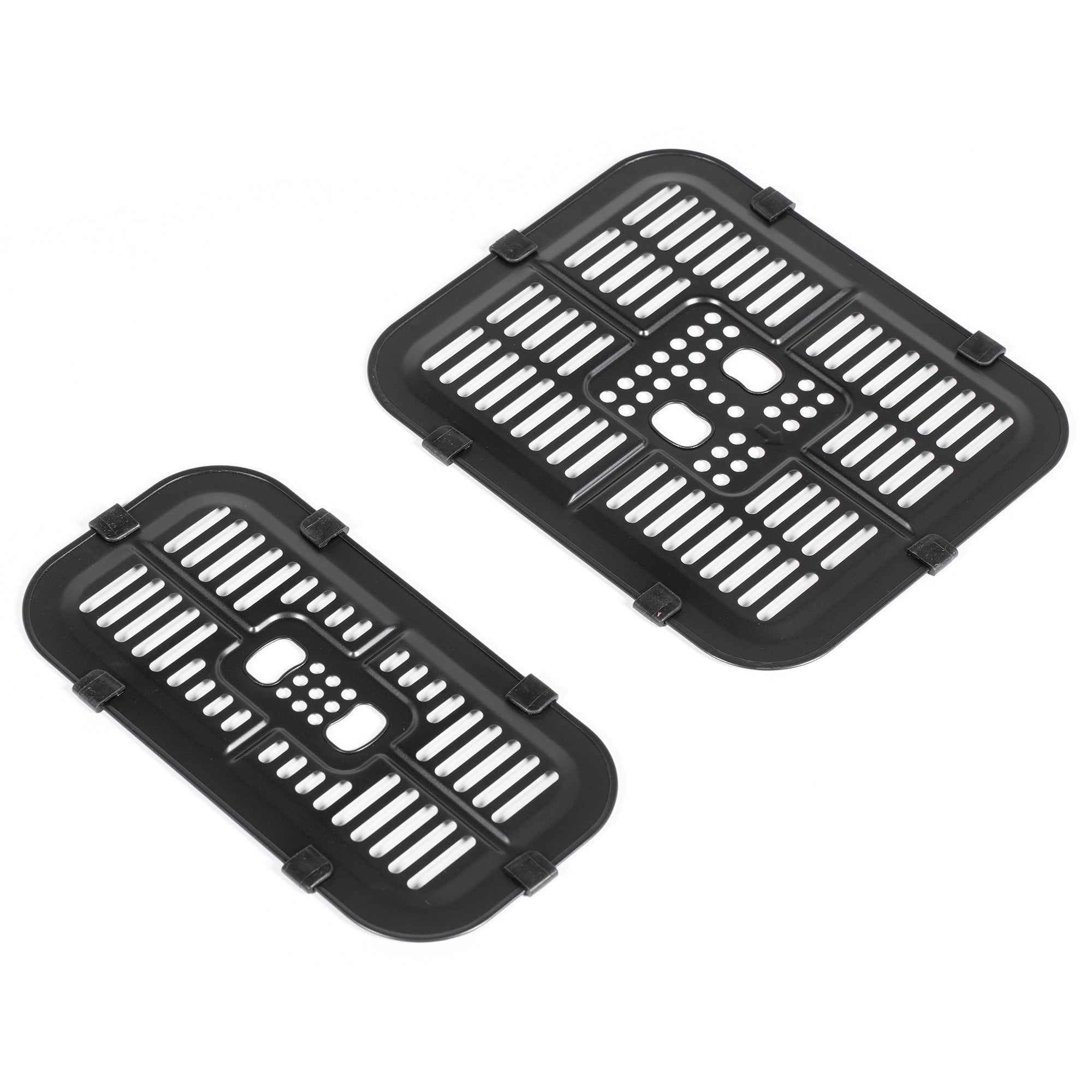 HOMCOM Dual Air Fryer, 8.5L Family Size Double Air Fryer Oven with 8-In-1 Presets, Smart Finish, Digital Display, Recipe, Timer for Oil Free & Low Fat Healthy Cooking, 2700W