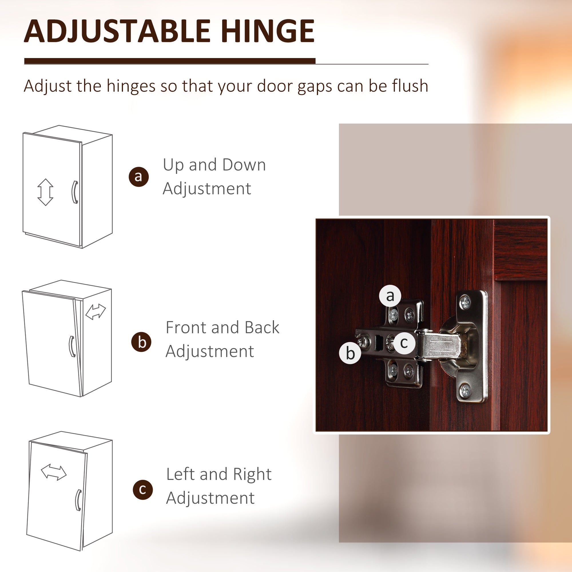 63" 2-Door Kitchen Pantry with 5-tier Shelving and 2 Adjustable Shelves, Espresso