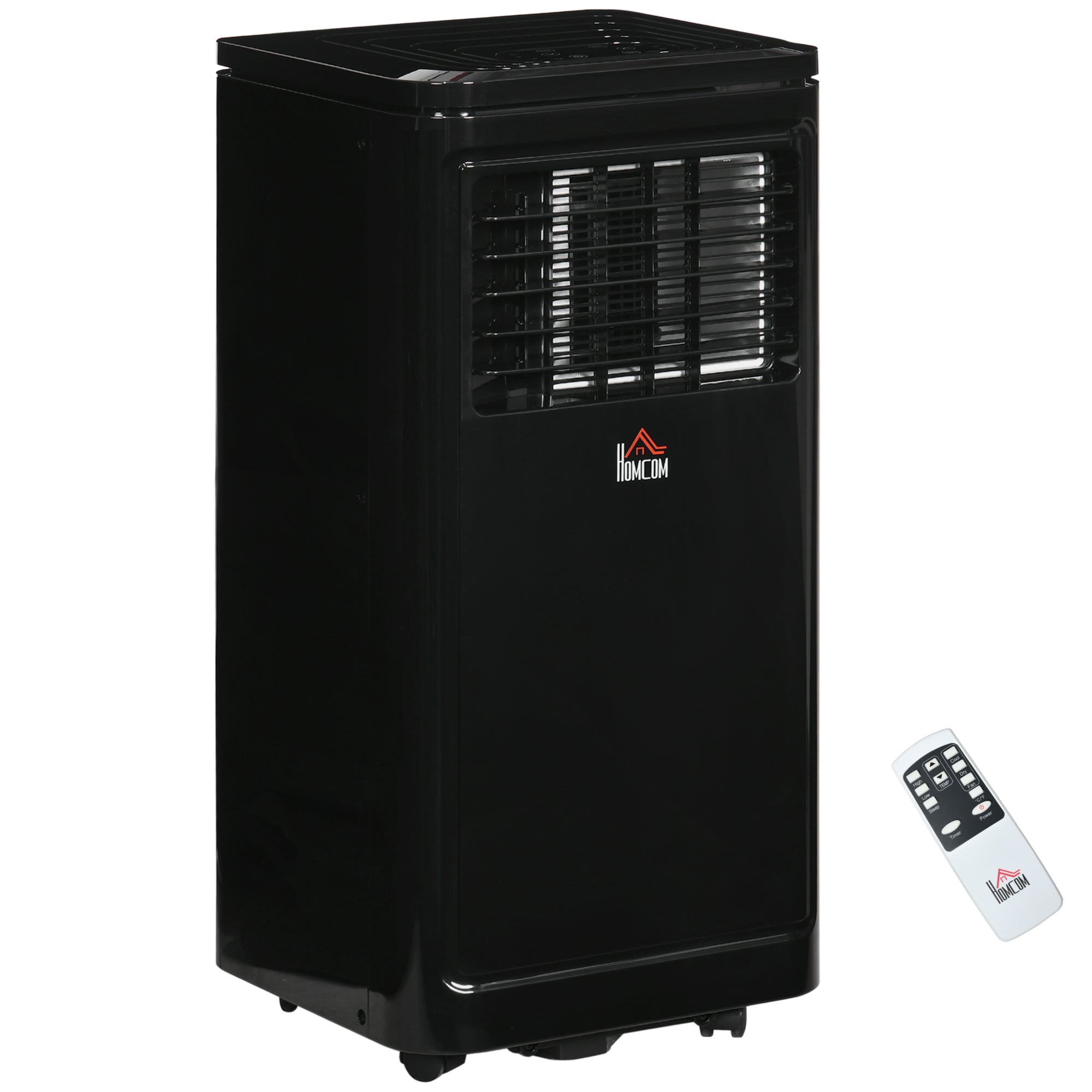 8,000 BTU Portable Air Conditioner, 344 Sq. Ft. Capacity, Evaporative Cooler, Black