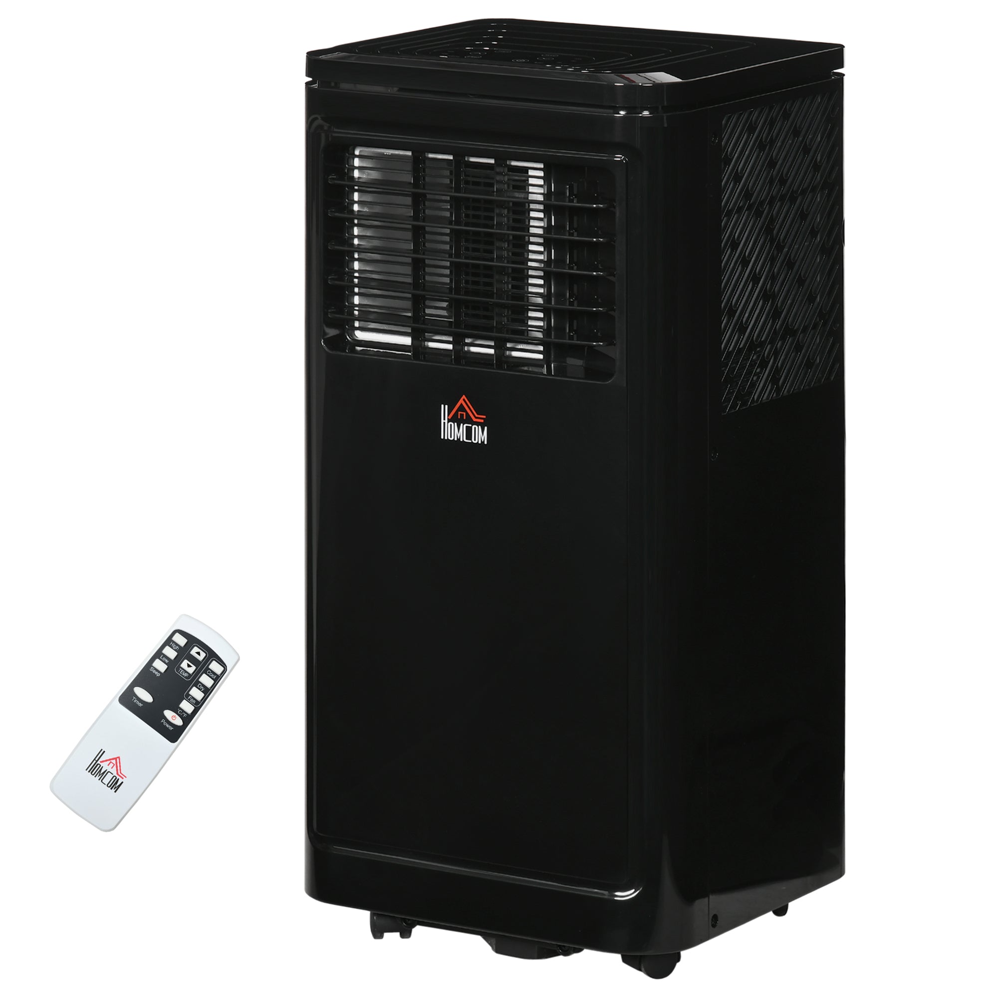 8,000 BTU Portable Air Conditioner, 344 Sq. Ft. Capacity, Evaporative Cooler, Black