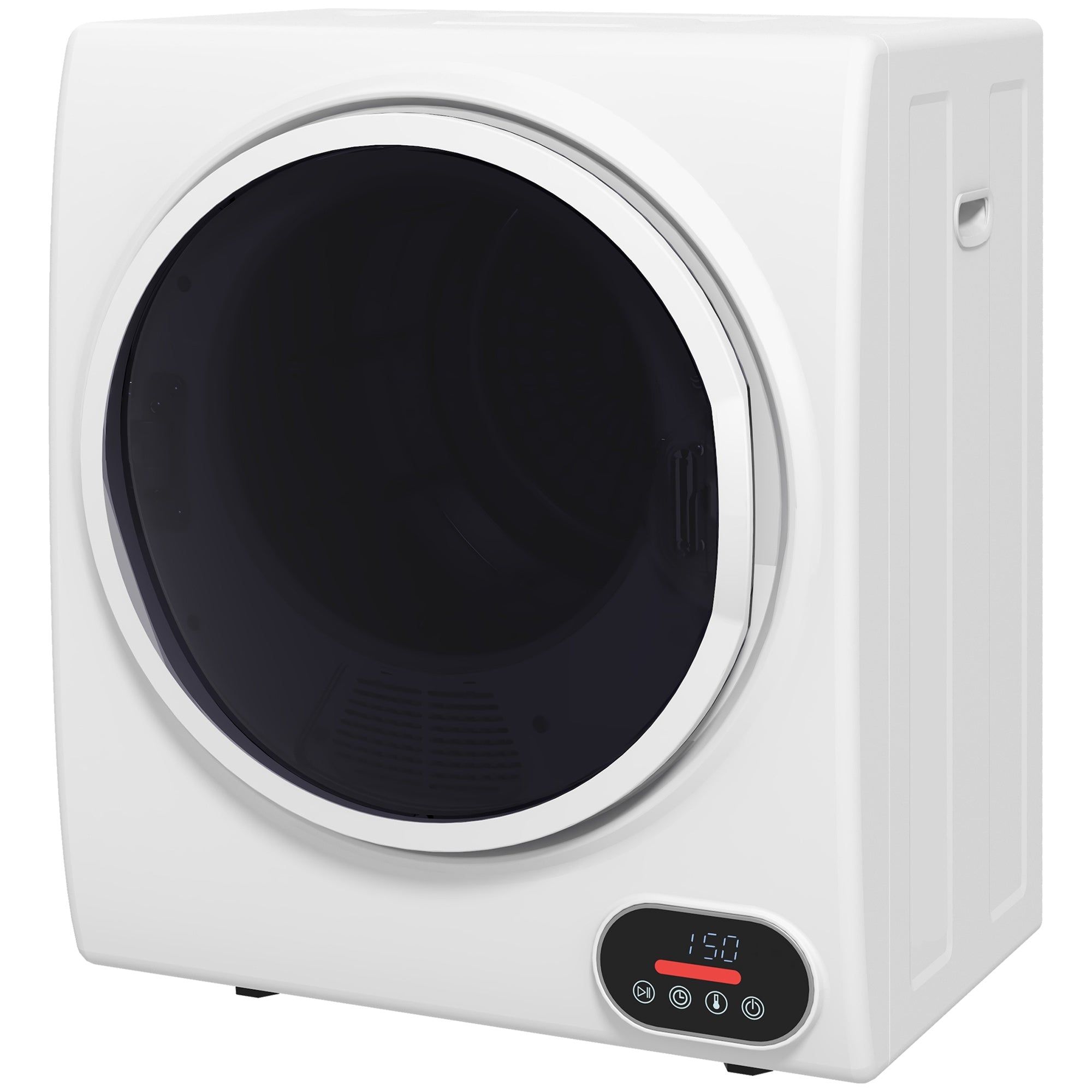 1.5 cu.ft Portable Compact Clothes Laundry Dryer w/ Intelligent Drying, 850W, White