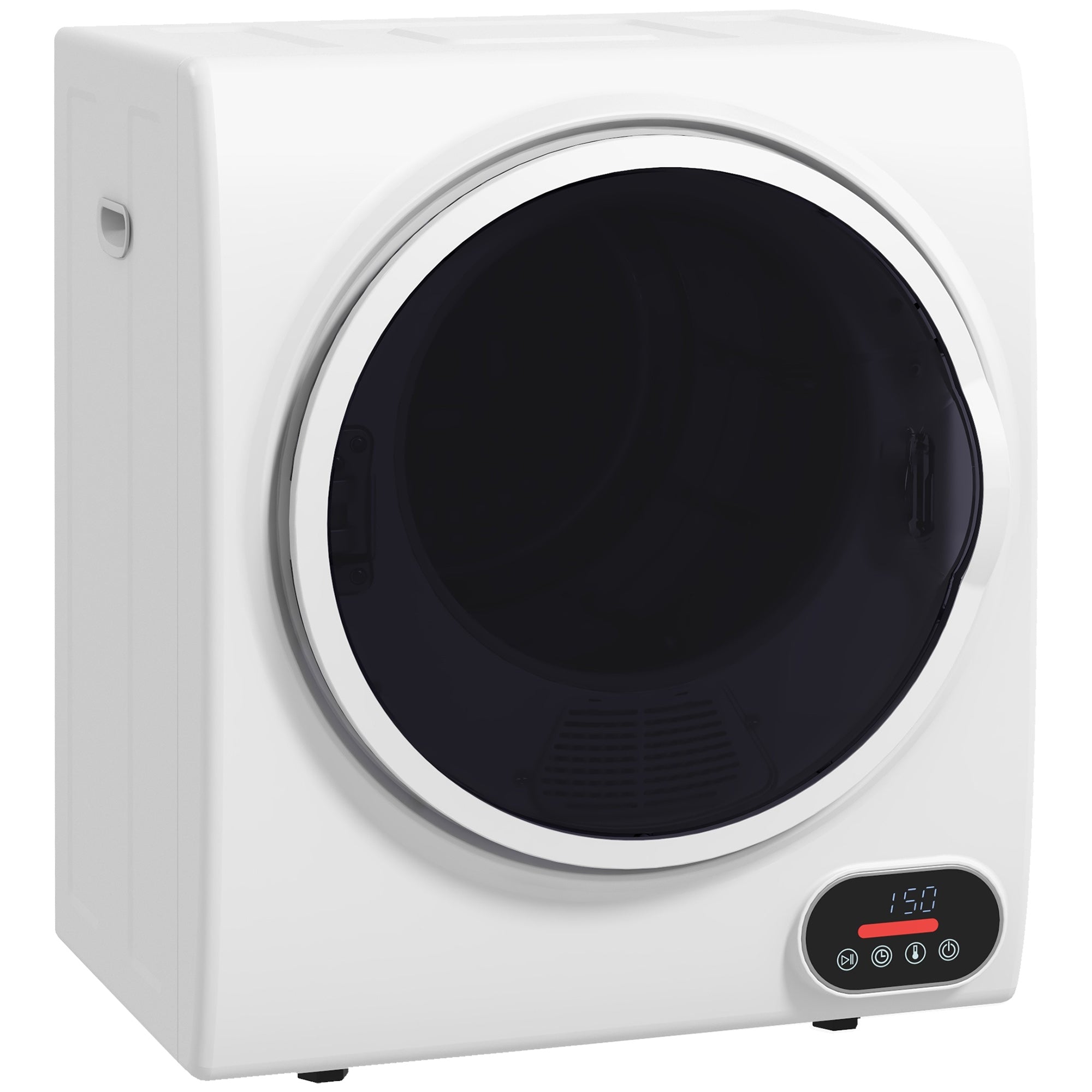 1.5 cu.ft Portable Compact Clothes Laundry Dryer w/ Intelligent Drying, 850W, White