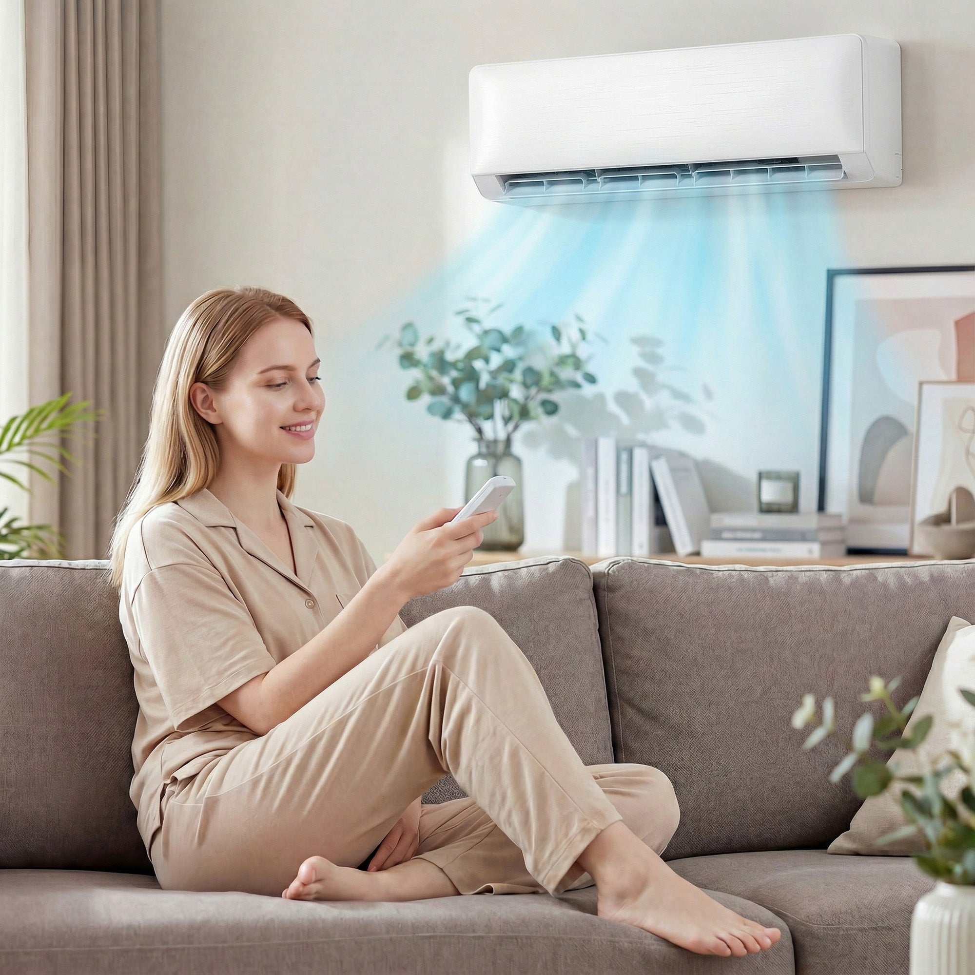 24000 BTU Mini Split Air Conditioner and Heat Pump, 22 SEER2 230V WIFI Enabled Energy Efficient Ductless Inverter AC Unit Cools up to 1500 Sq.Ft, Works with Alexa, Installation Kit