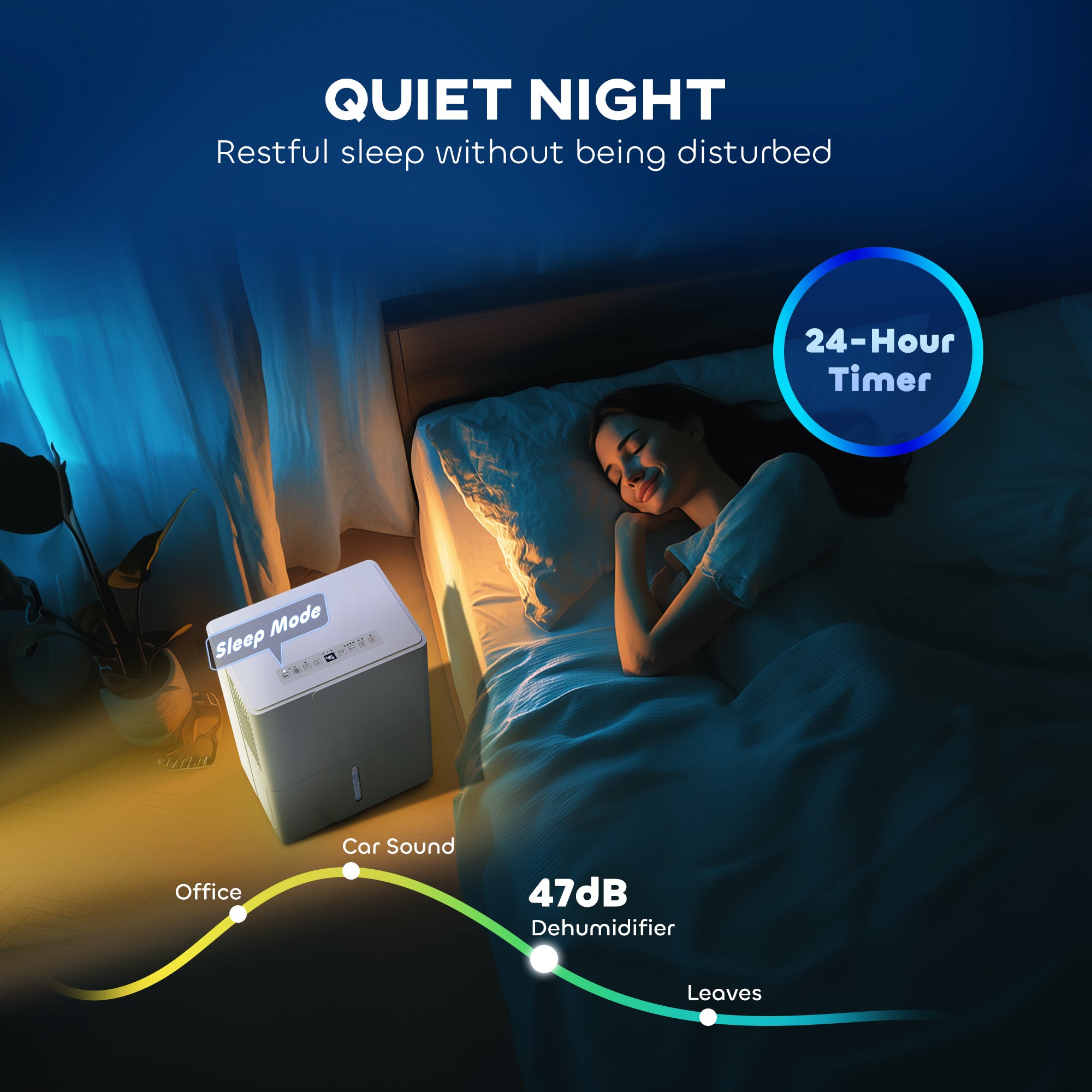 HOMCOM 30L/Day Dehumidifier with Activated Carbon Air Filter, Continuous Drainage, 4.7L Water Tank, 24H Timer, Dehumidifier for Home Damp, Bedroom, Condensation, Mould, Laundry Drying