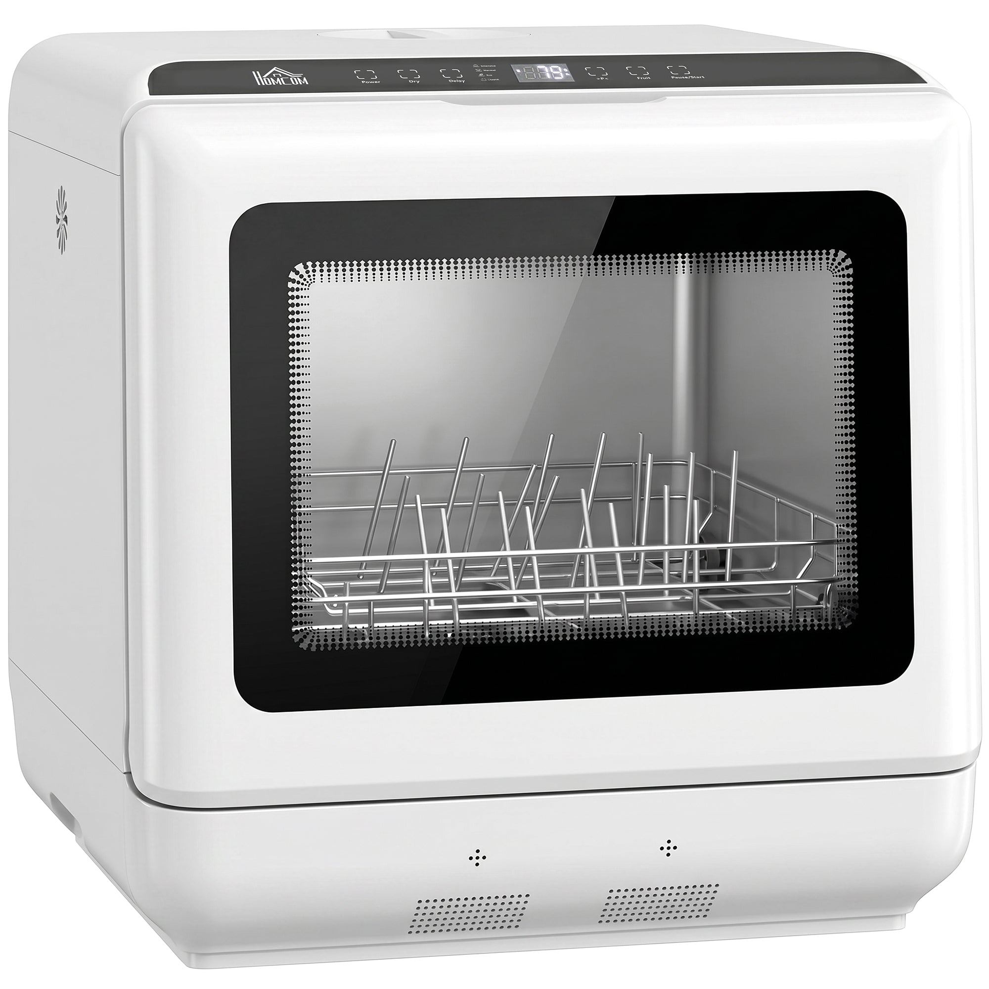 Countertop Dishwasher, Portable Mini Dishwasher with 1.6 Gal Built-in Water Tank, 5 Washing Programs, Air-Dry Function, 158°F High-Temp, No Hookup Needed, 4 Place Settings for Apartments & RVs