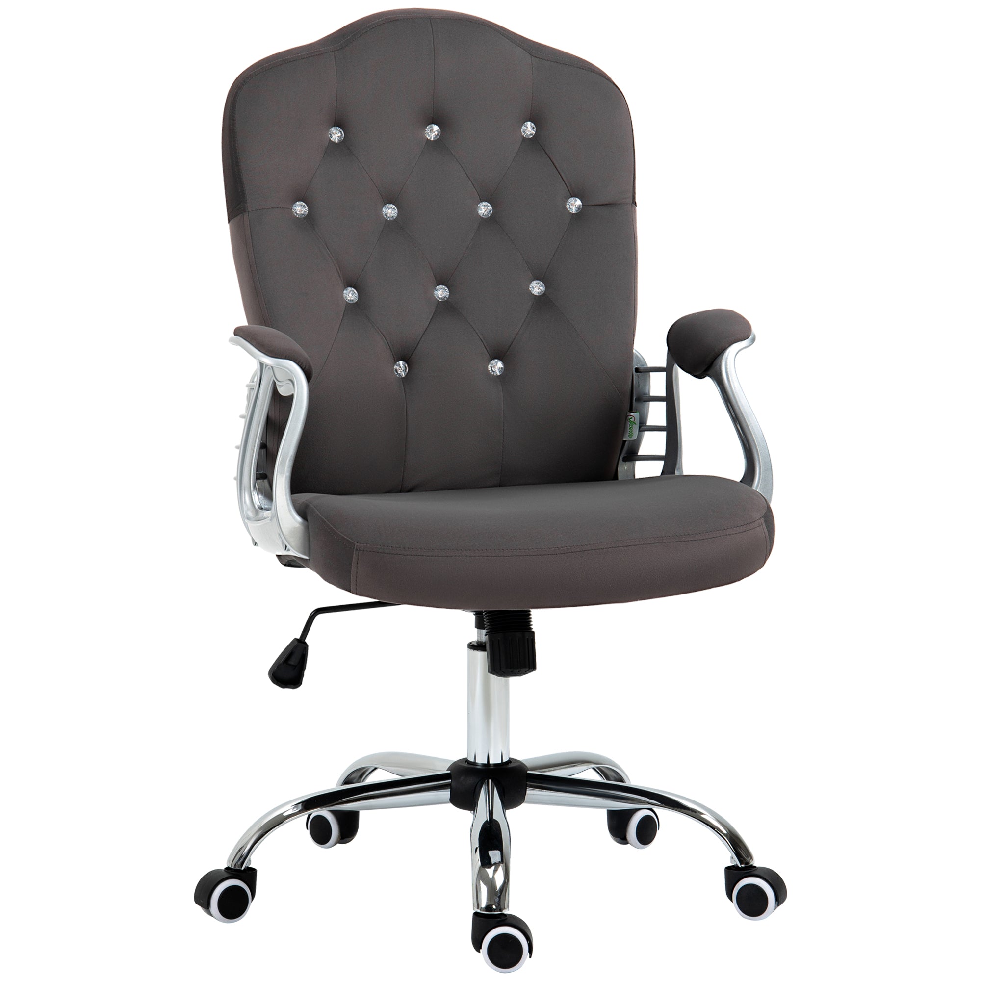 Home Office Chair with Adjustable Height and Tilt, Dark Gray