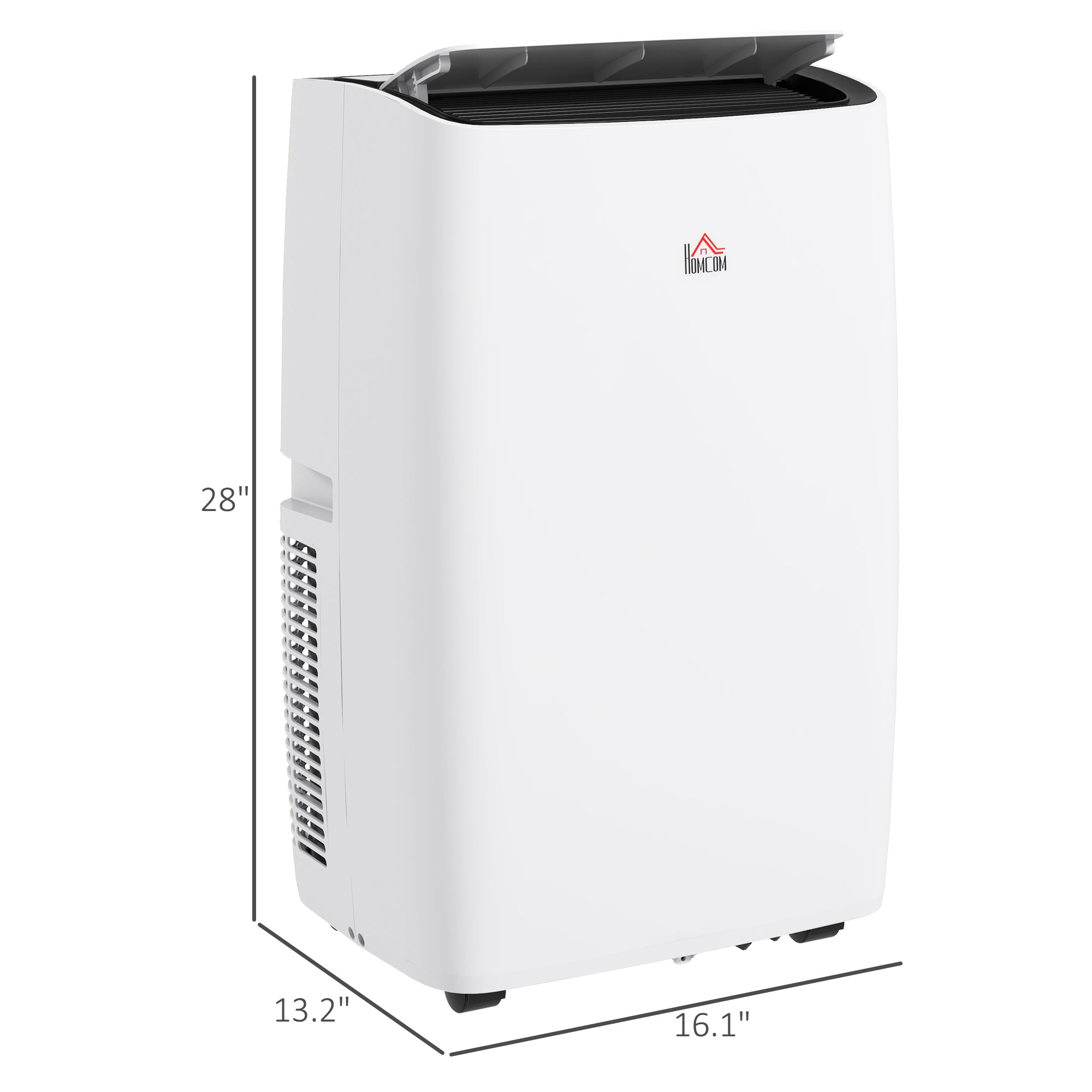 12,000 BTU Mobile Air Conditioner 549 Sq. Ft., Dehumidifier Fan Auto Sleep with 24H Timer On/Off, Window Kit