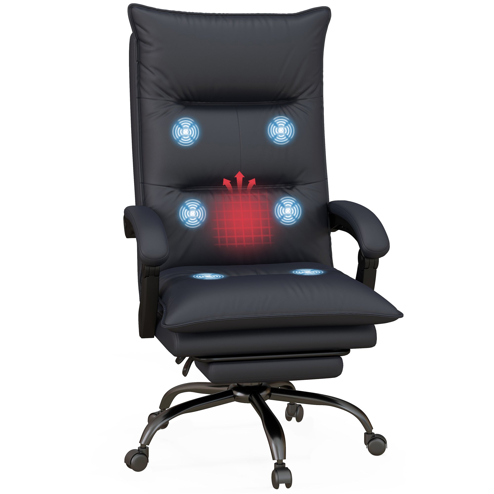 Executive Massage Office Chair with 6 Vibration Points