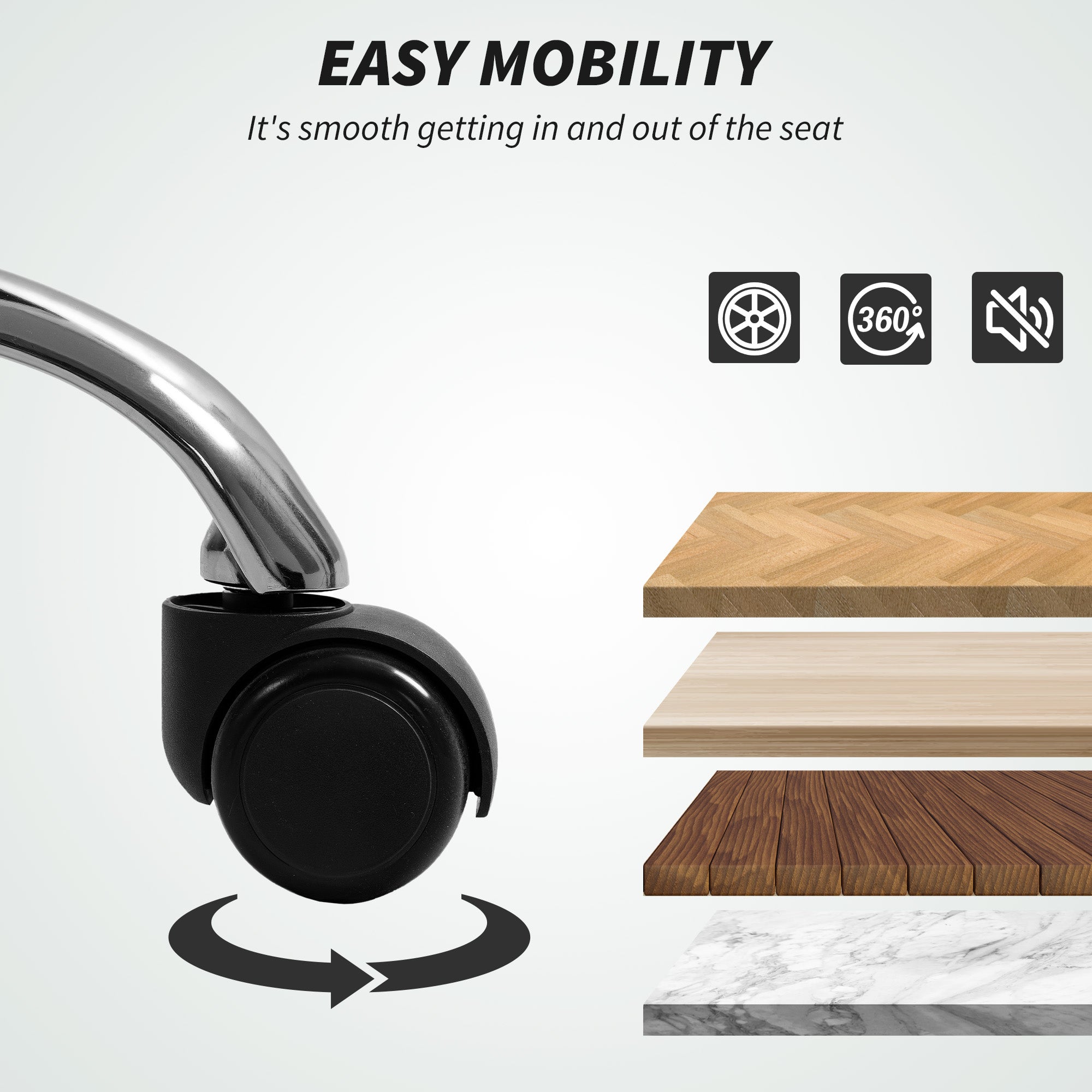 Executive Office Chair with Footrest, Reclining Swivel Computer Desk Chair with High Back, Double-layer Padding, Headrest, Adjustable Height, Rolling Wheels, Light Brown