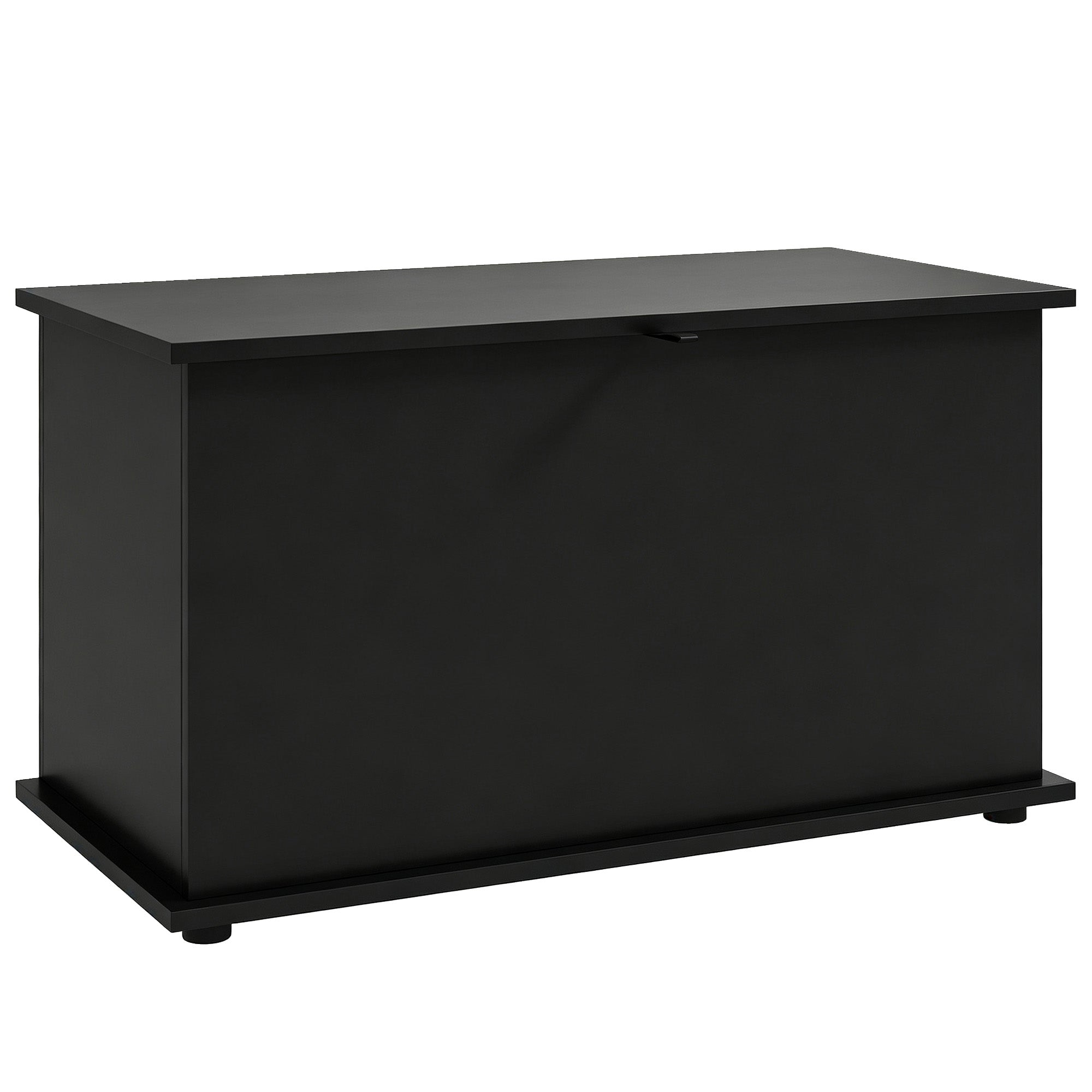 Storage Chest, Large 102L Blanket Box, Shoe Bench with Safety Hinged Lid, Storage Trunk, Bed End Bench for Bedroom, Hallway, Living room, Playroom, 80 x 40 x 45cm, Black