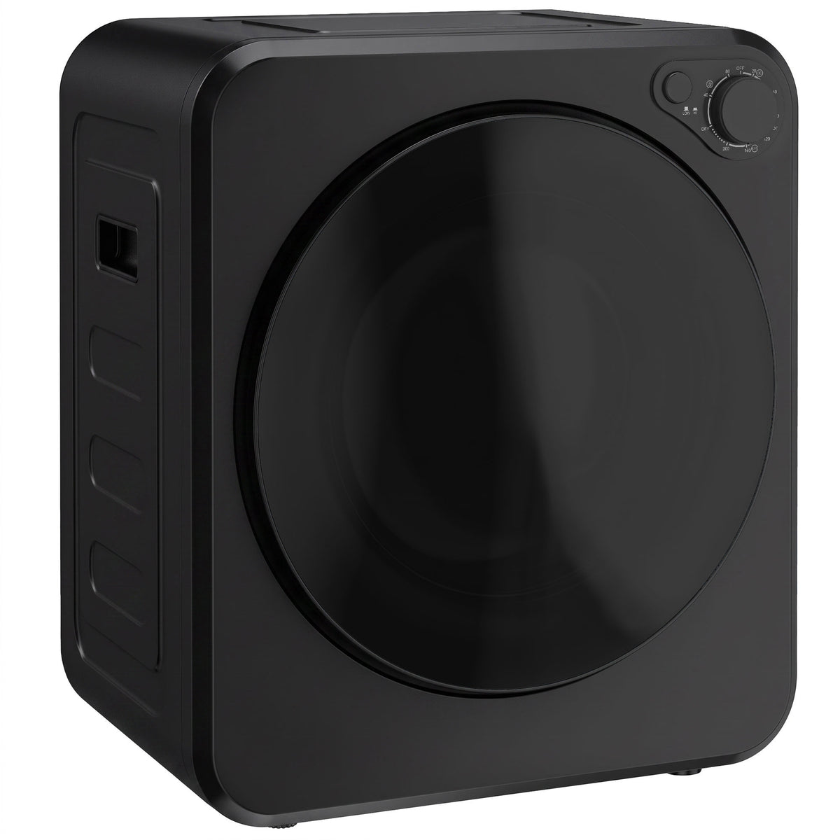 Portable Clothes Dryer, 4kg Wet Laundry/2.5kg Dry Capacity Front Load Laundry Dryer with 2 Power Modes, 400W/800W, 240V Compact Drying Machine for Apartments, RVs, Home, Black