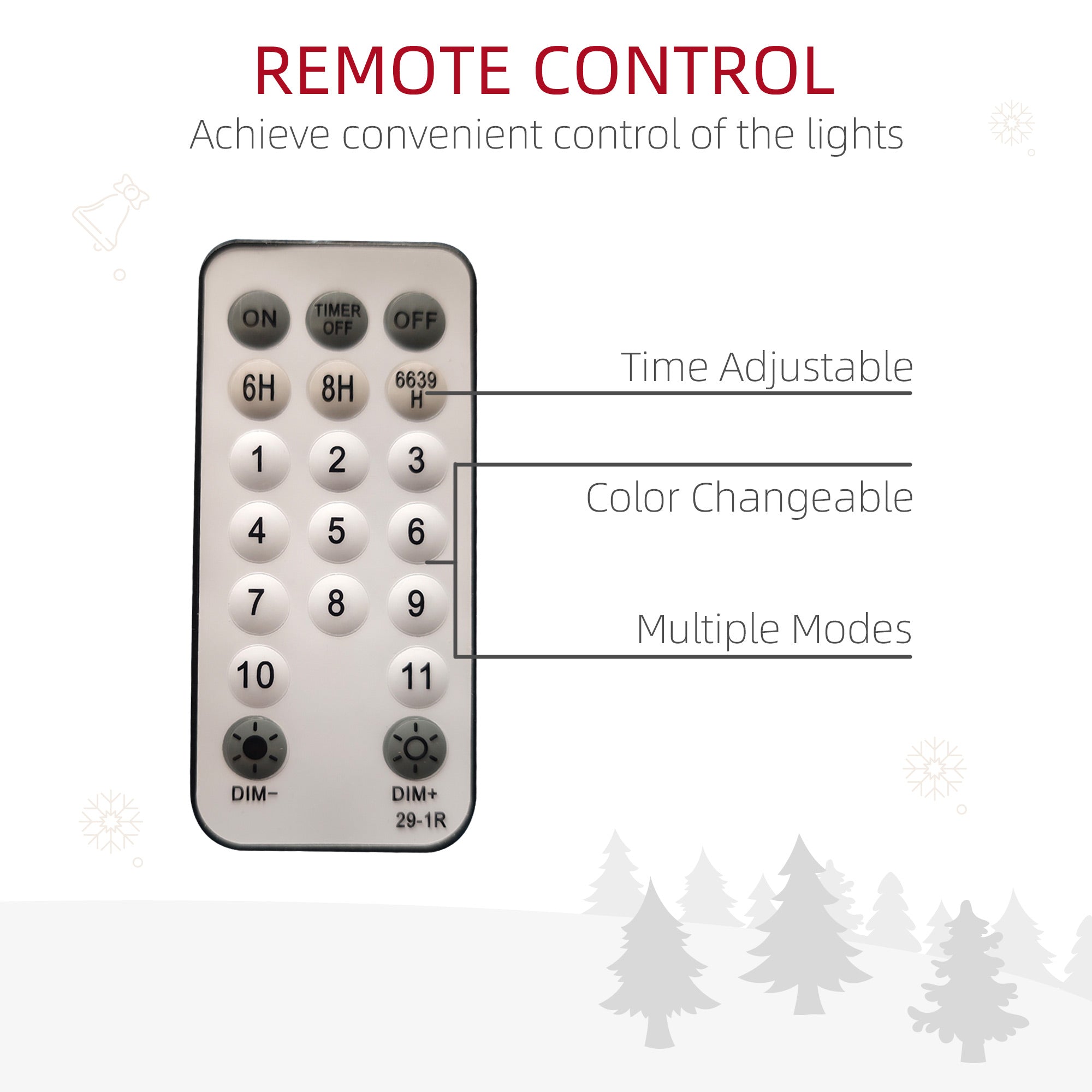 6ft Artificial Prelit Christmas Tree with Dual Colour LED Light and 1078 Tips, Metal Stand, Hinged Xmas Tree for Home Office Holiday, Green