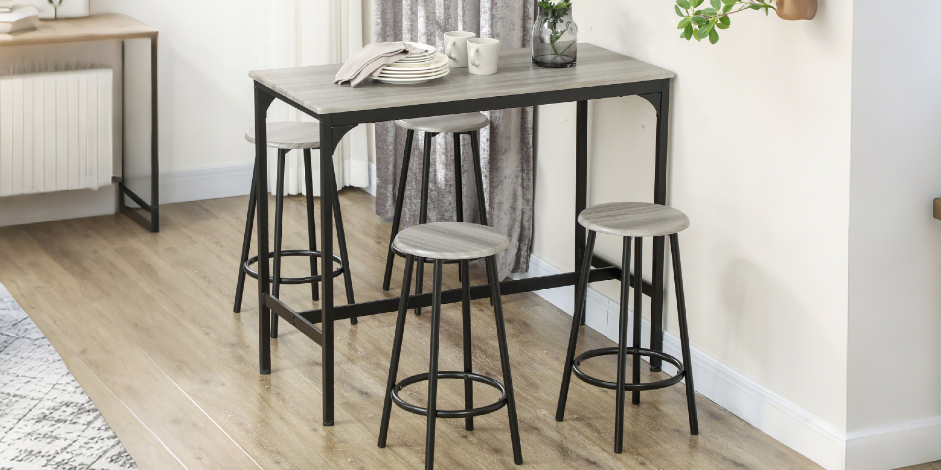 テーブル・チェア・ハンモック THE BAR COUNTER TABLE SPIDER EDITION Amazon.com - HOOBRO Bar Table Set, Pub Tables Bar Height