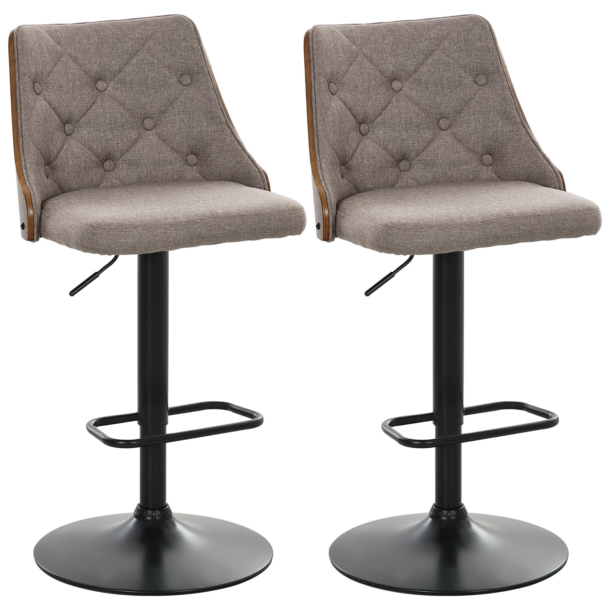 Adjustable Swivel Counter Height Bar Stools Set of 2